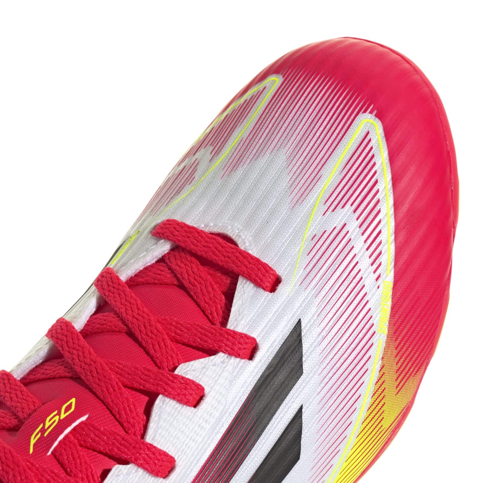 IE3752_7_FOOTWEAR_Photography_Detail View 1_white Scarpe calcio ADIDAS F50 LEAGUE MG Junior