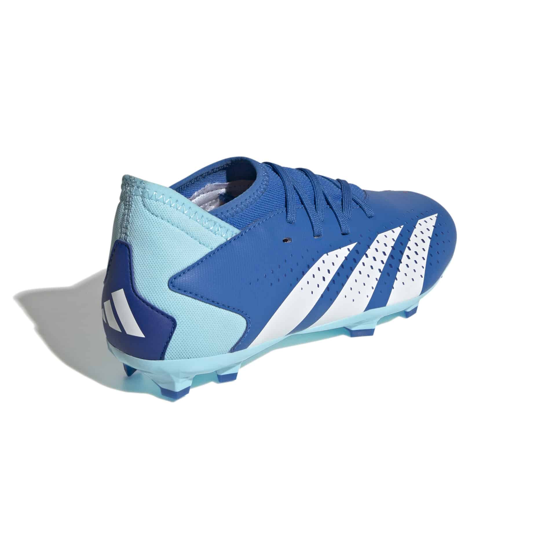 IE9503_6_FOOTWEAR_Photography_Back Lateral Top View_white Scarpe calcio ADIDAS PREDATOR ACCURACY.3 FG Broyal Junior