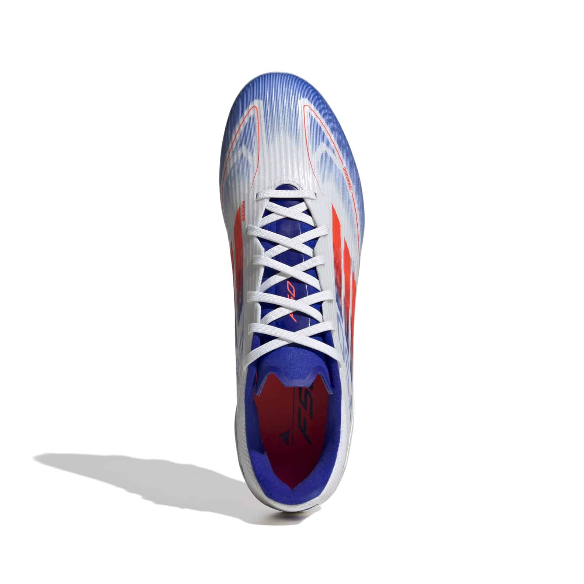 IF1341_2_FOOTWEAR_Photography_Top Portrait View_white Scarpe calcio ADIDAS F50 LEAGUE MG