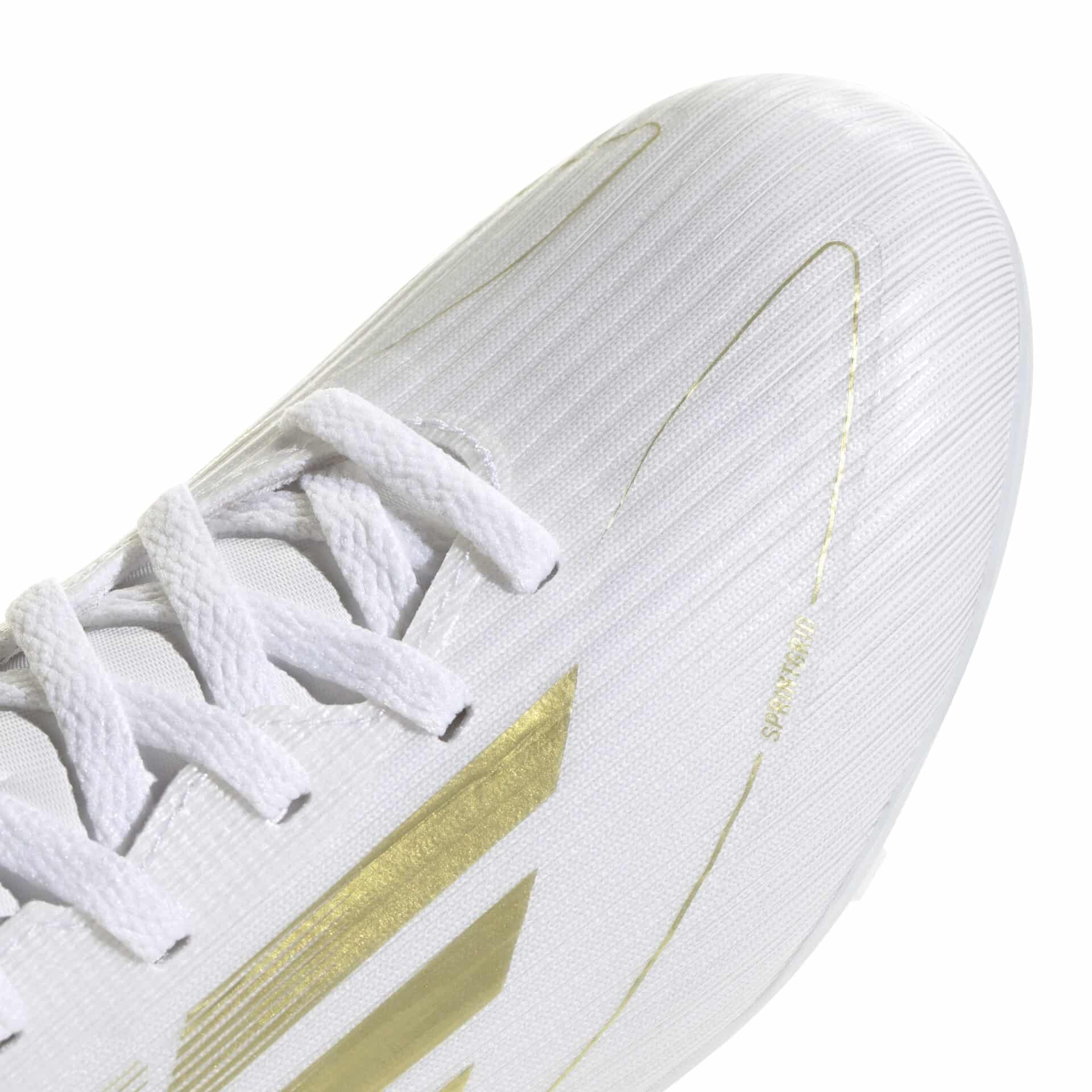 Scarpa calcio ADIDAS F50 LEAGUE FG/MG Junior Bianco Oro