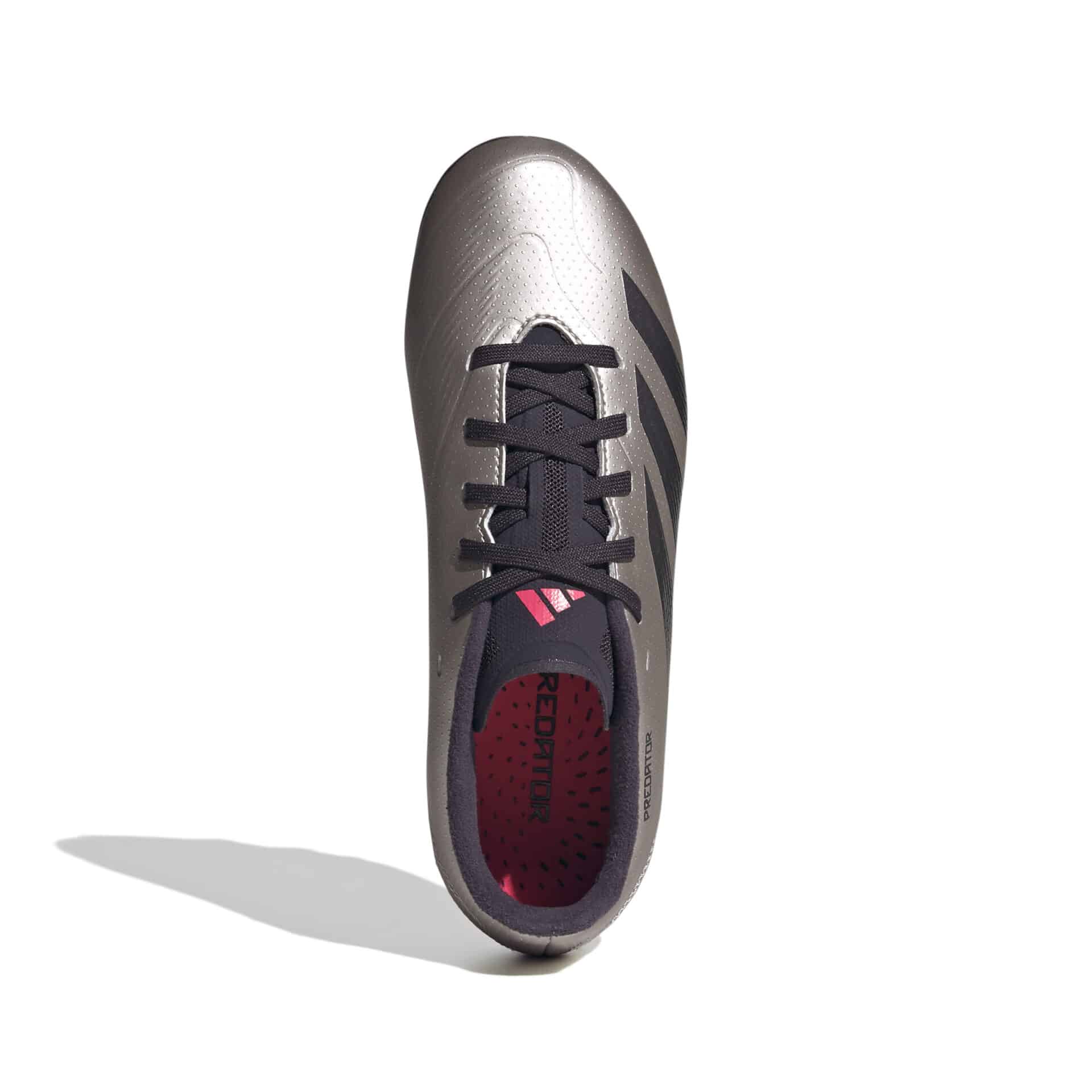 IF6410_2_FOOTWEAR_Photography_Top Portrait View_white Scarpe calcio ADIDAS PREDATOR LEAGUE MG Platinum Junior