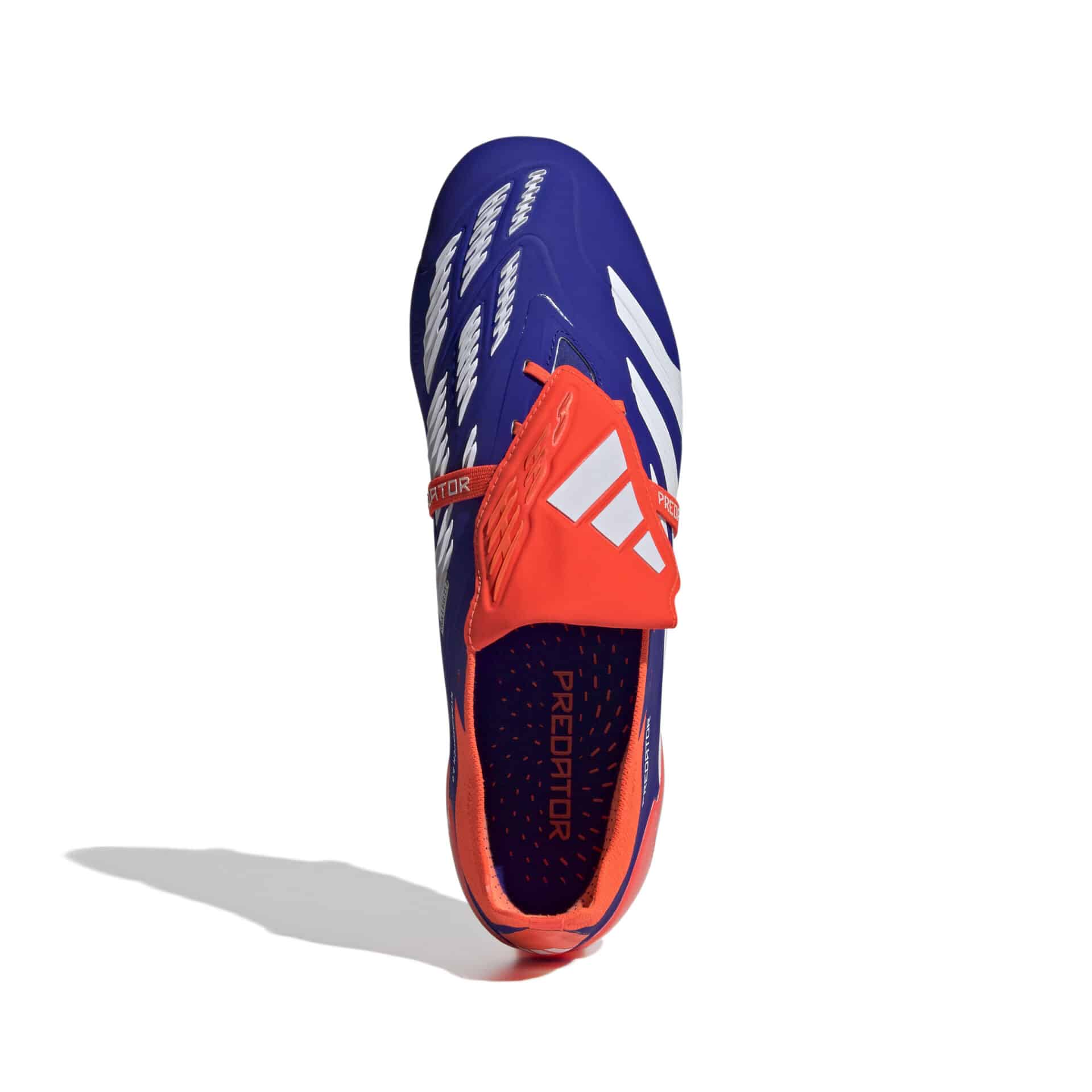 IF6442_2_FOOTWEAR_Photography_Top Portrait View_white Scarpe calcio ADIDAS PREDATOR ELITE FT FG Lucid Blue