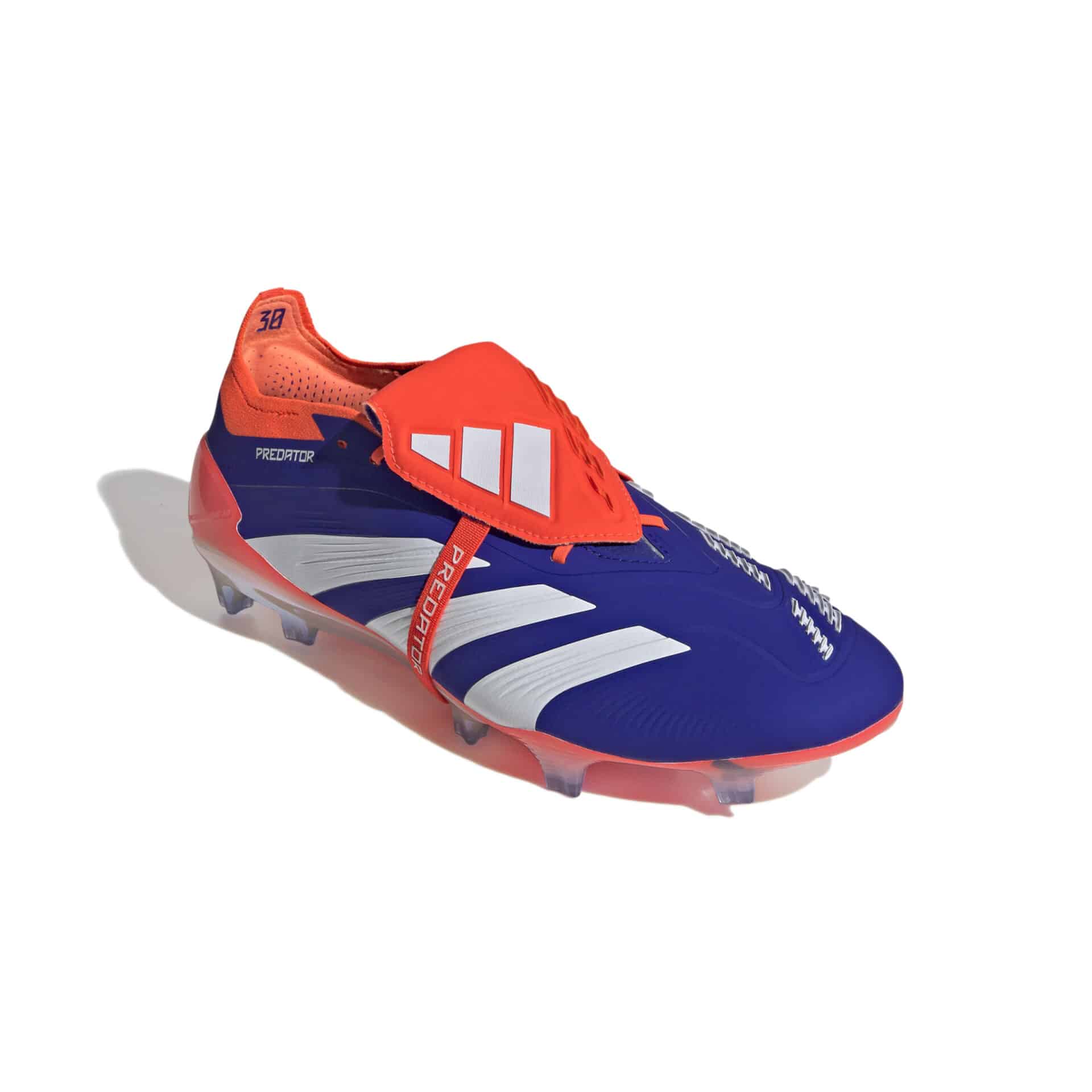 IF6442_5_FOOTWEAR_Photography_Front Lateral Top View_white Scarpe calcio ADIDAS PREDATOR ELITE FT FG Lucid Blue