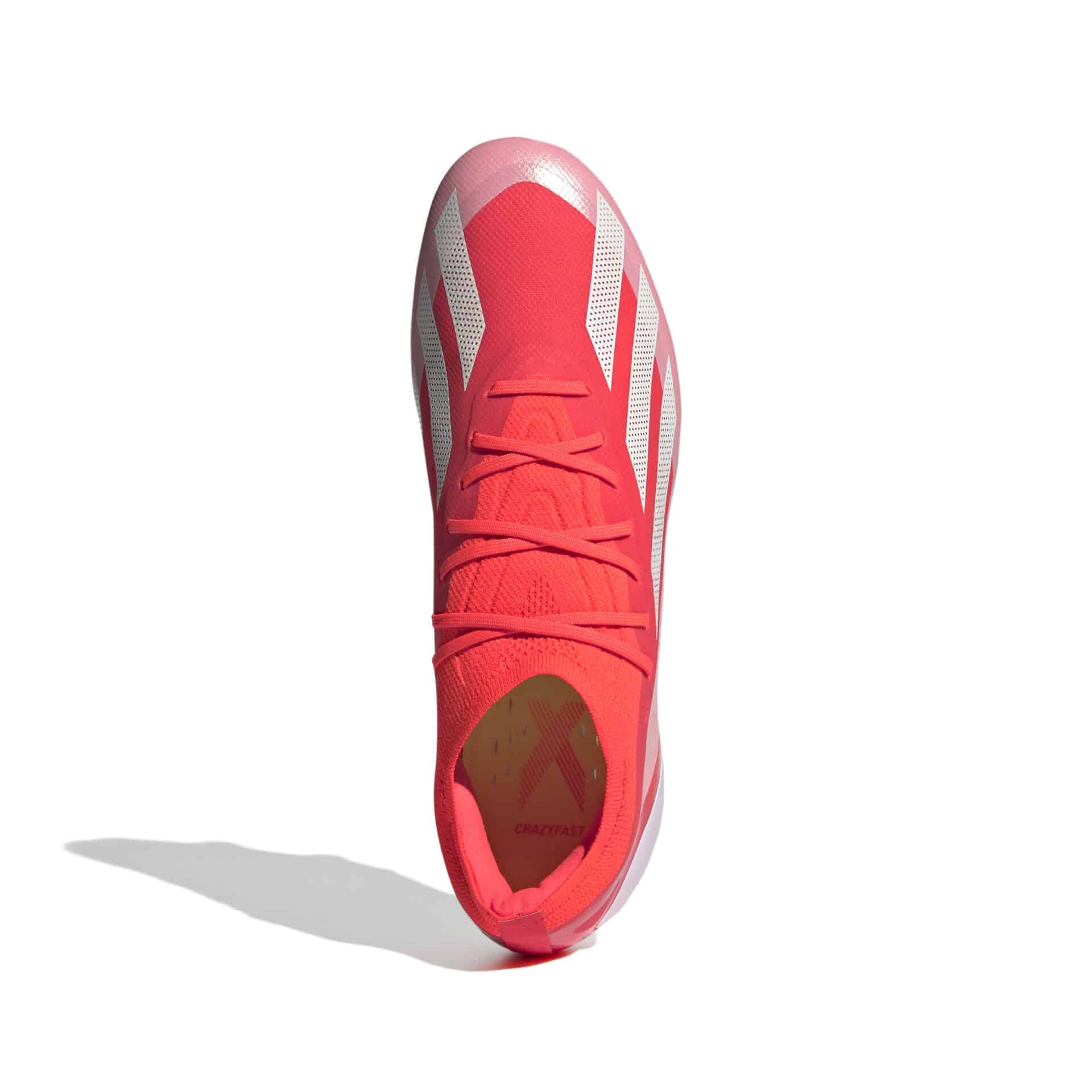 IG0593_2_FOOTWEAR_Photography_Top Portrait View_white Scarpe calcio ADIDAS X CRAZYFAST ELITE FG