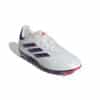 IG6406_5_FOOTWEAR_Photography_Front Lateral Top View_white Scarpa calcio COPA PURE 2 ELITE FG Junior Bianco Blu
