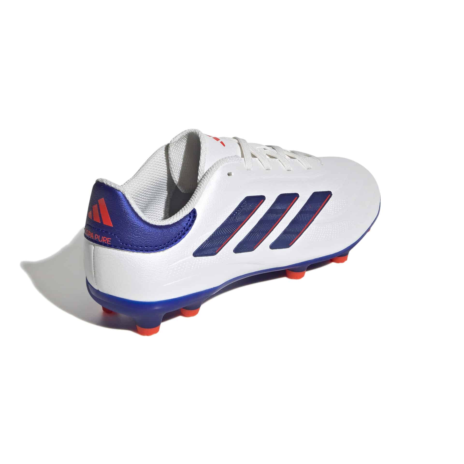IG6411_6_FOOTWEAR_Photography_Back Lateral Top View_white Scarpa calcio ADIDAS COPA PURE 2 League FG Junior