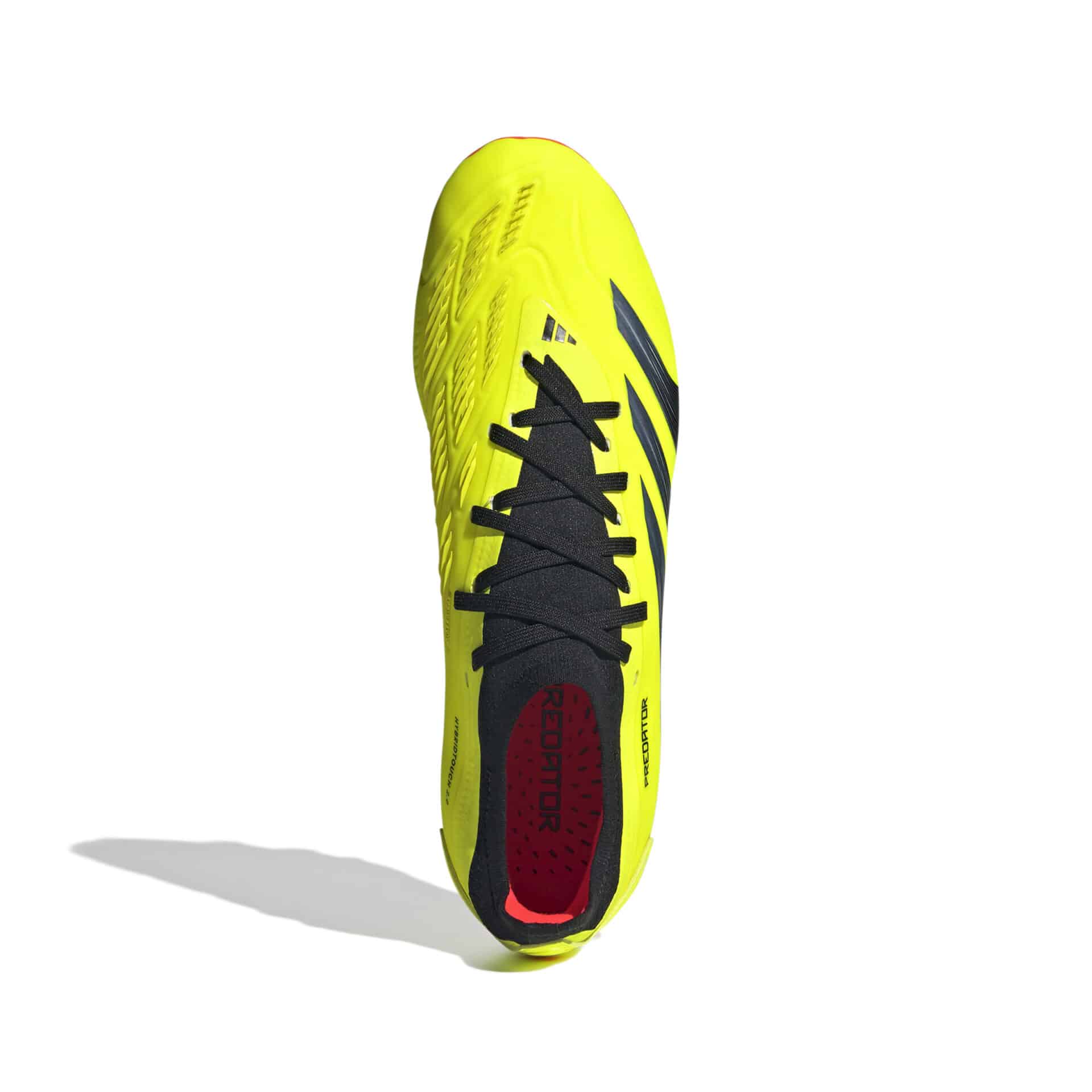 IG7732_2_FOOTWEAR_Photography_Top Portrait View_white Scarpe calcio ADIDAS PREDATOR 24 PRO MG Yellow