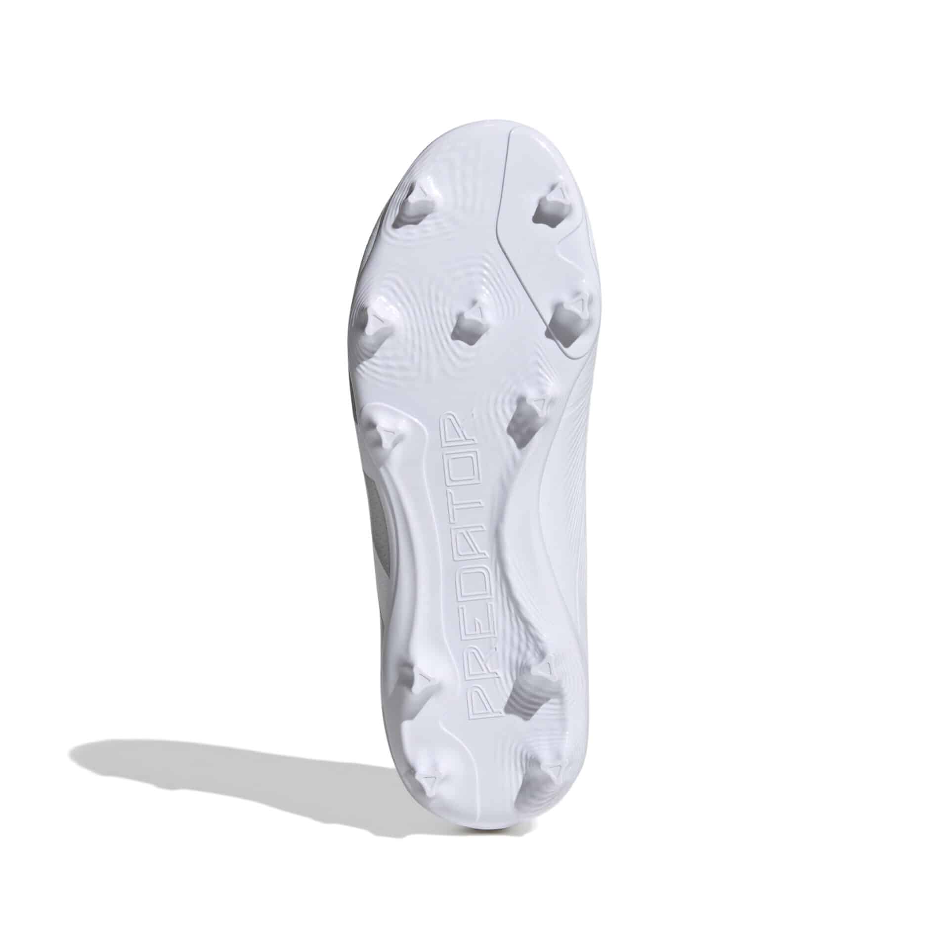 IG7749_3_FOOTWEAR_Photography_Bottom View_white Scarpe calcio ADIDAS PREDATOR LEAGUE FG Junior