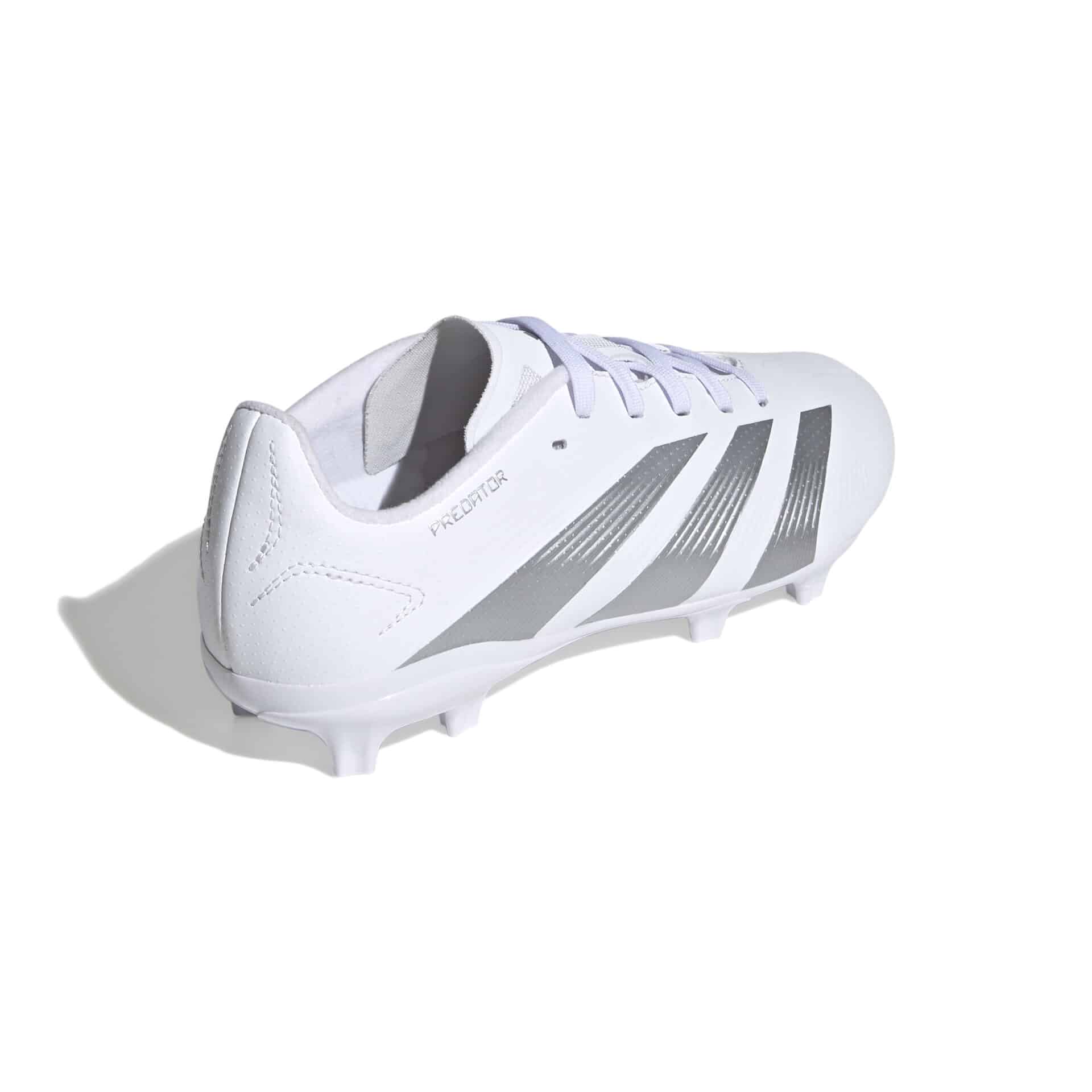 IG7749_6_FOOTWEAR_Photography_Back Lateral Top View_white Scarpe calcio ADIDAS PREDATOR LEAGUE FG Junior