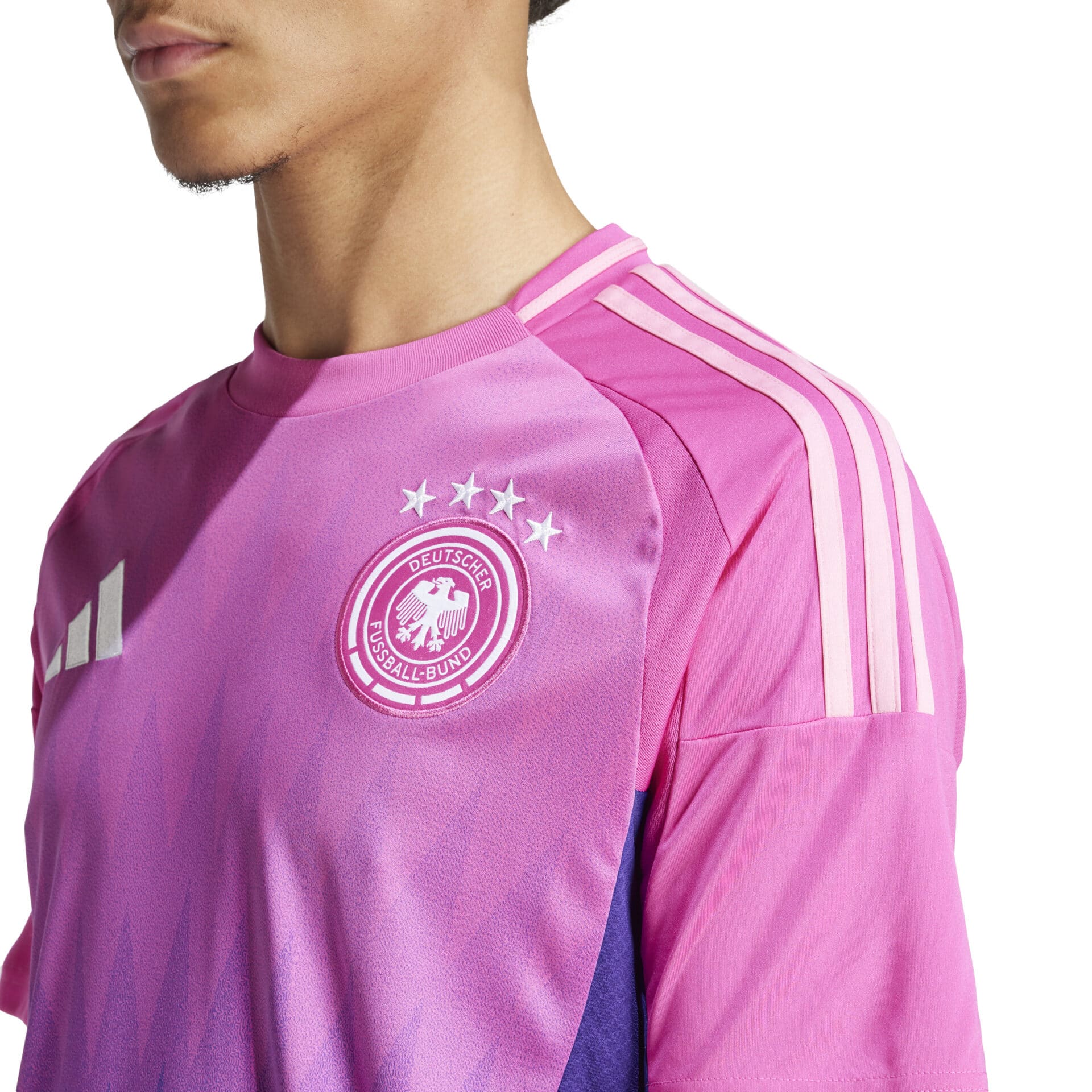 IP8158_8_APPAREL_On Model_Detail View 1_white ADIDAS Maglia Away 24 GERMANIA