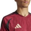 IQ0769_9_APPAREL_On Model_Detail View 2_white ADIDAS Maglia Home 24 BELGIO