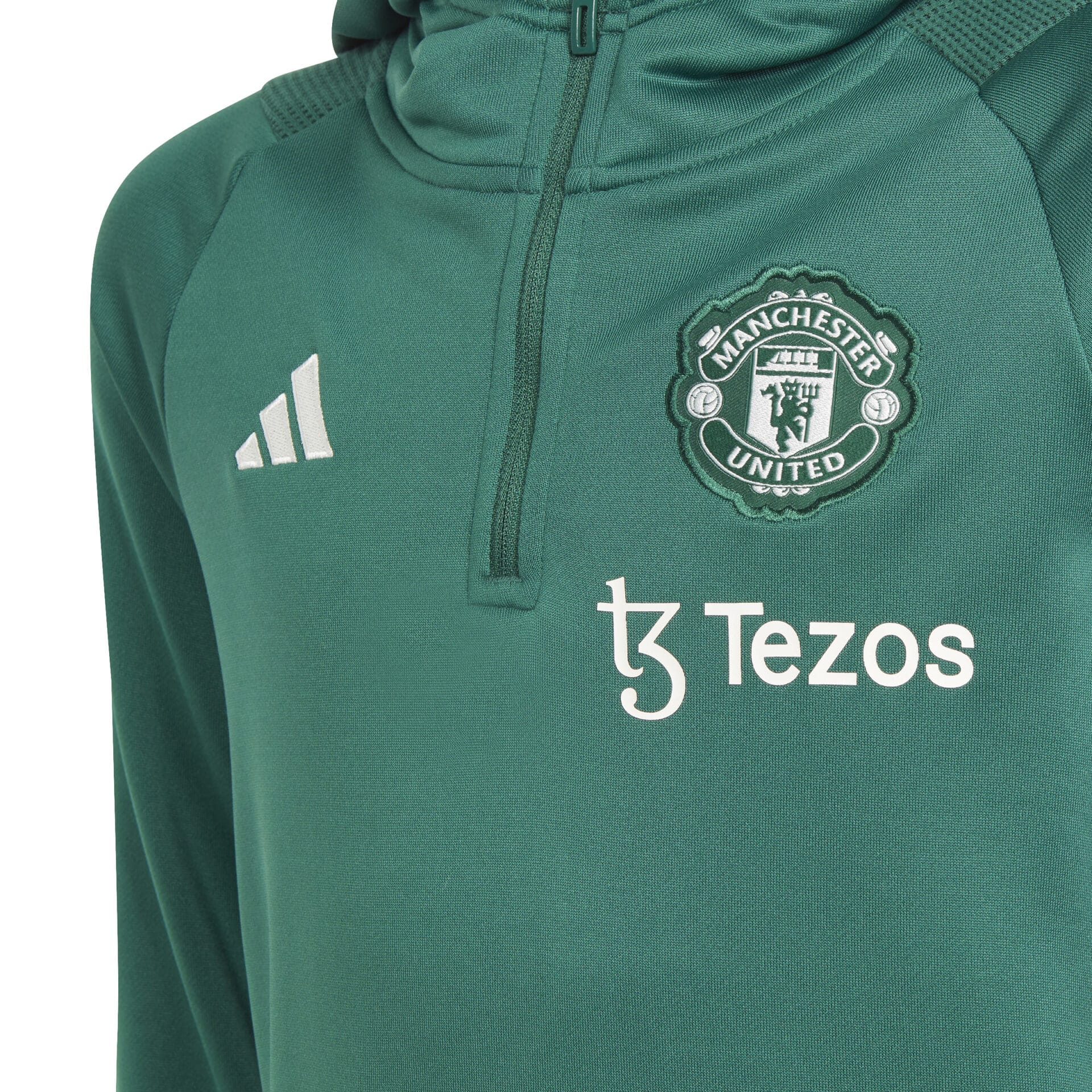 IQ1520_6_APPAREL_Photography_Detail View 3_white FELPA con cappuccio Tiro 23 ARSENAL FC Junior