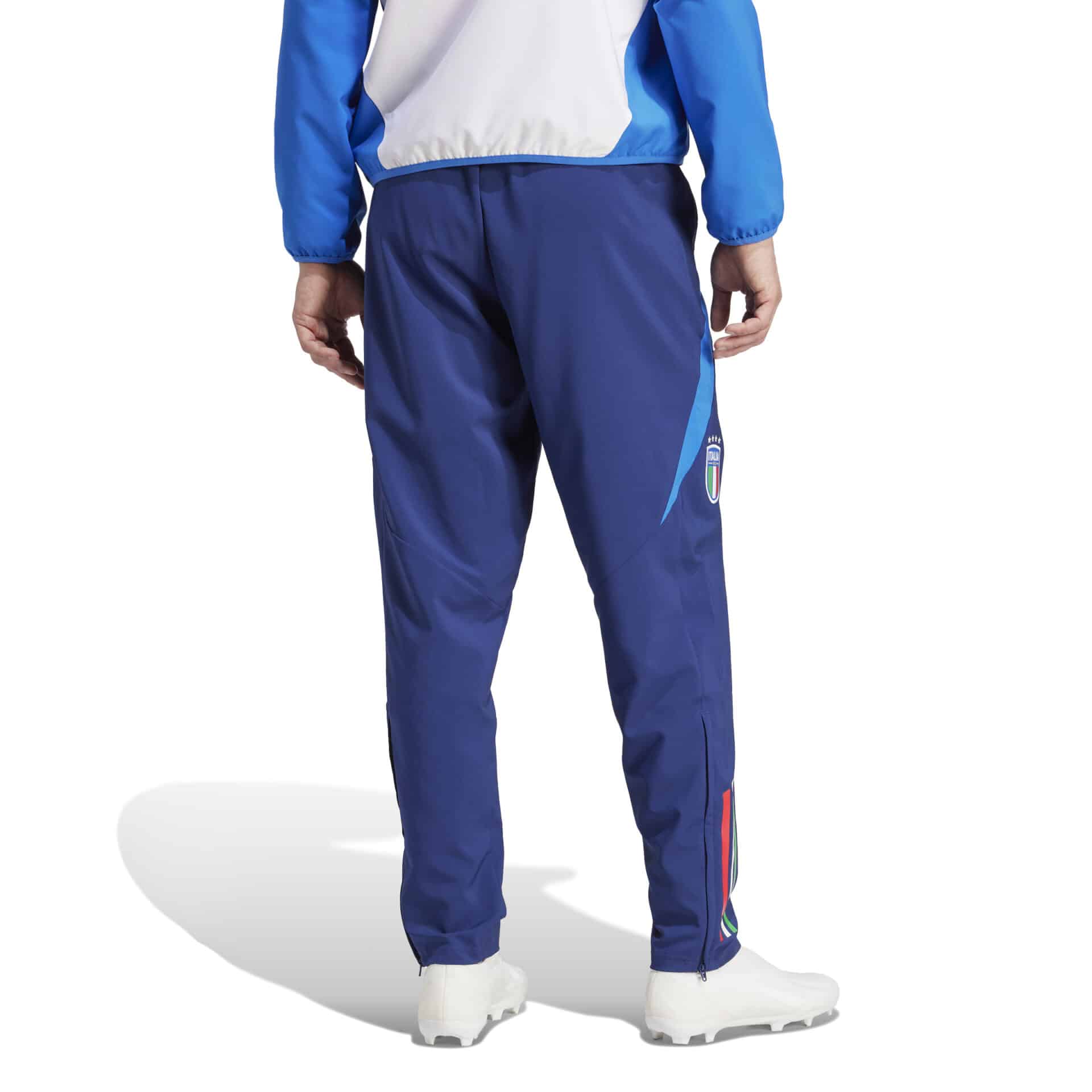 IQ2181_4_APPAREL_On Model_Back View_white ADIDAS Pantaloni di Rappresentanza Tiro 24 ITALIA