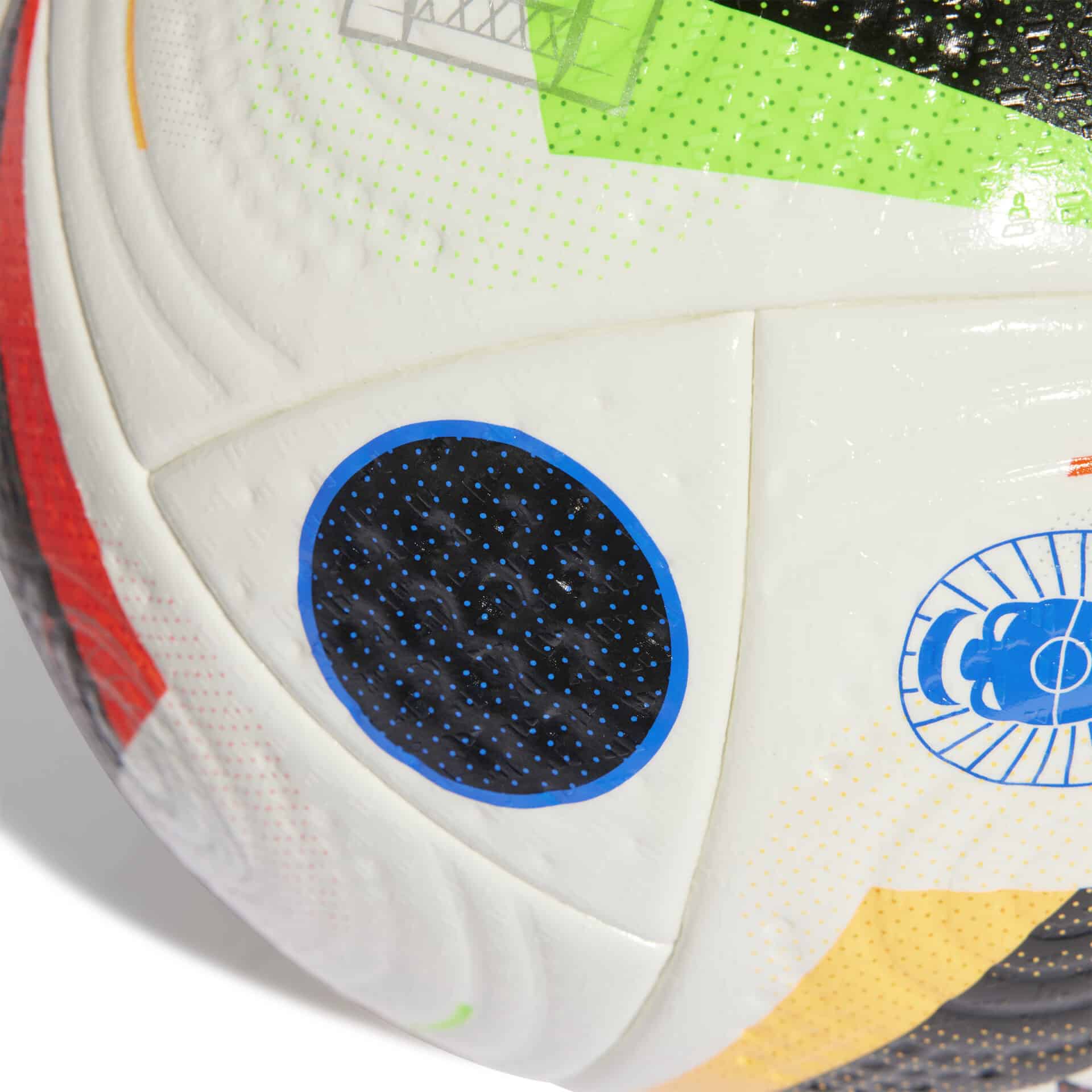 IQ3682_4_HARDWARE_Photography_Detail View 2_white Pallone ADIDAS EURO 24 FUSSBALLLIEBE PRO