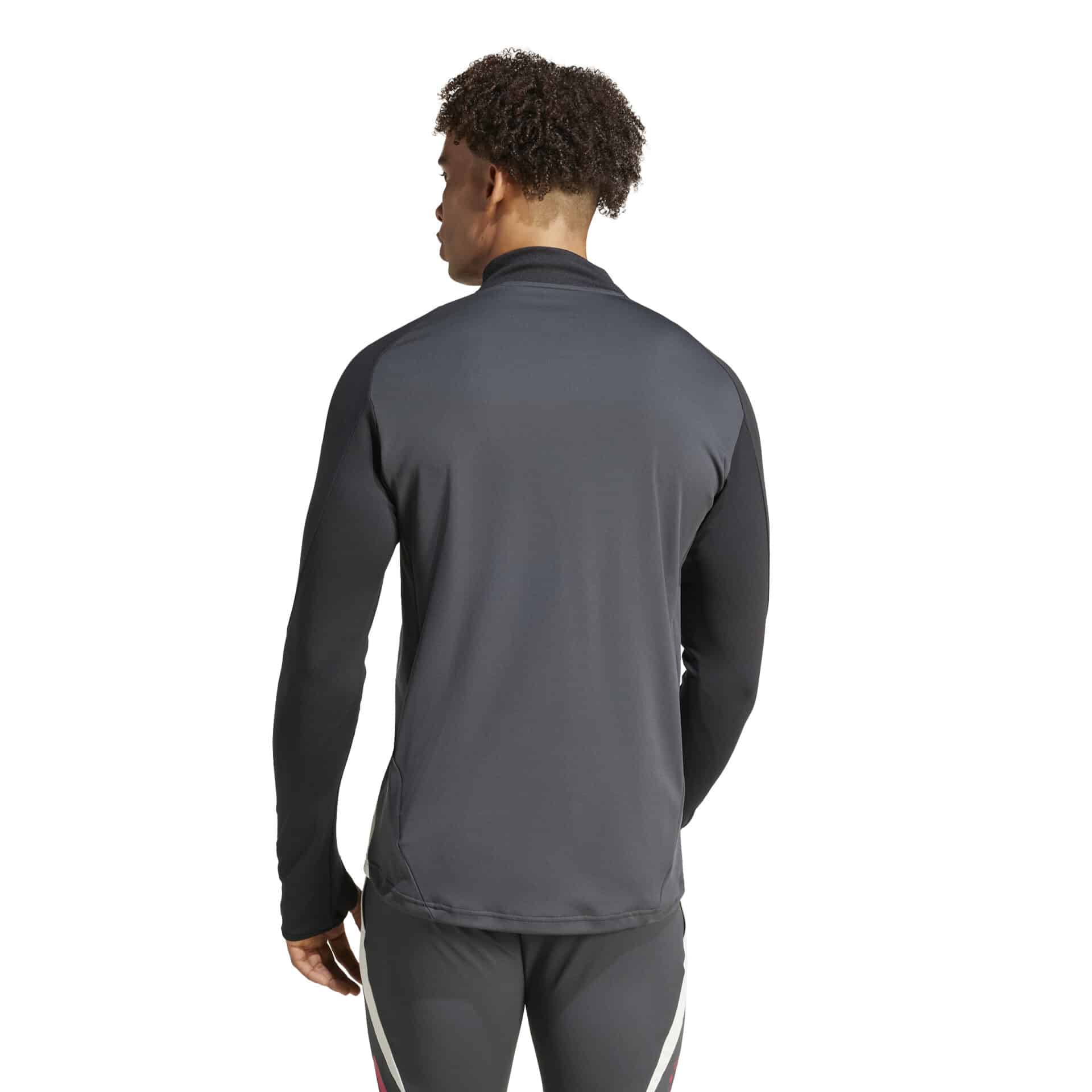IS8082_5_APPAREL_On Model_Back View_white Felpa Allenamento Tiro 24 Manchester United