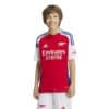 IS8141_4_APPAREL_On Model_Standard View_white Maglia Junior Home ARSENAL FC 24/25