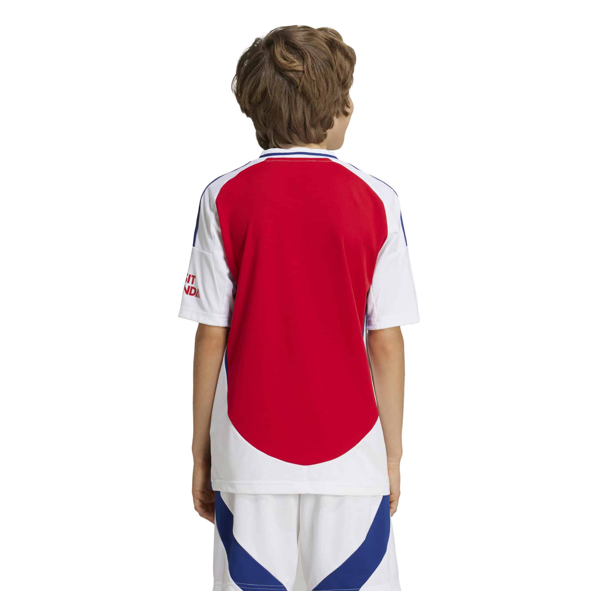 IS8141_6_APPAREL_On Model_Back View_white Maglia Junior Home ARSENAL FC 24/25