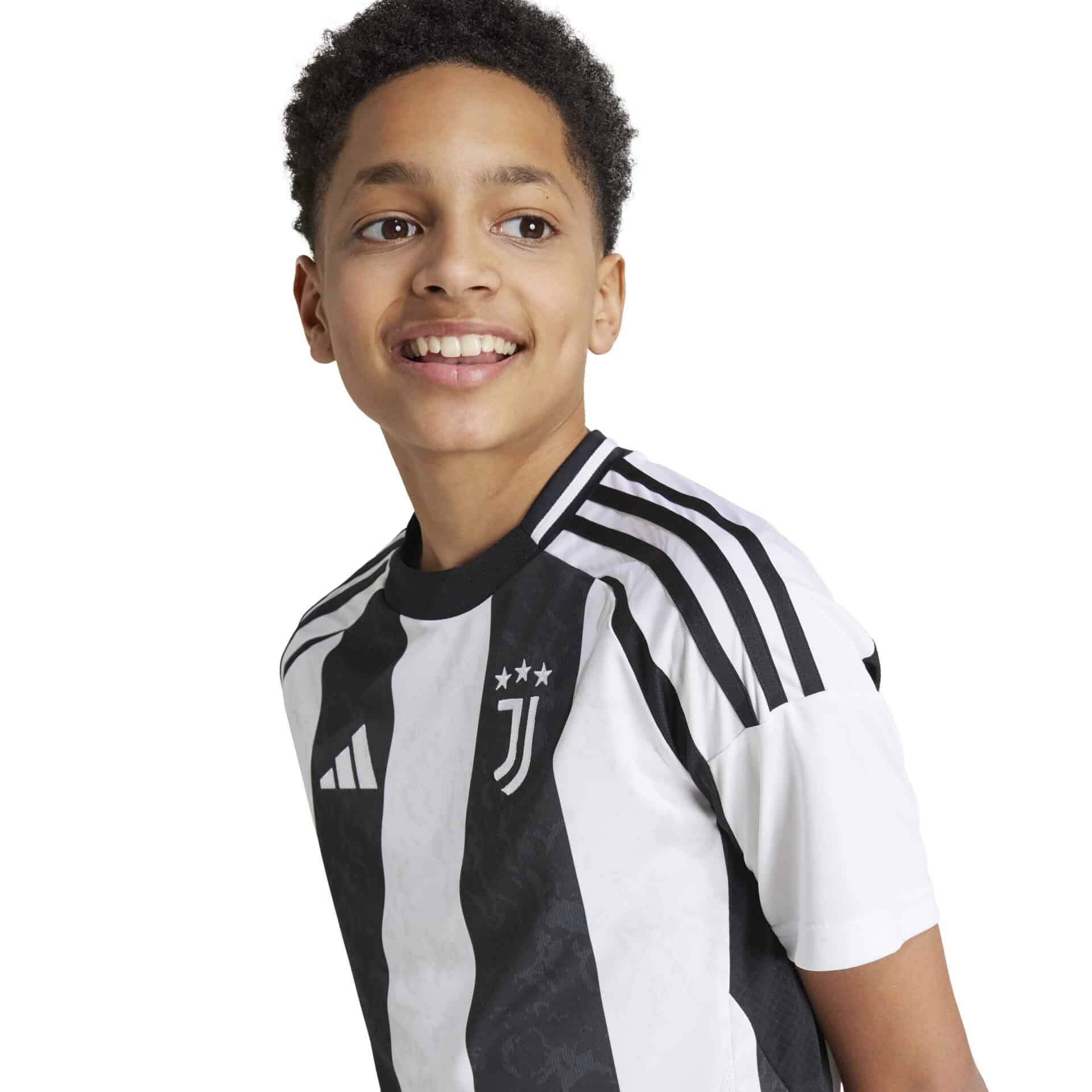 IT3552_5_APPAREL_On Model_Detail View 1_white Maglia HOME 24/25 JUVENTUS JUNIOR
