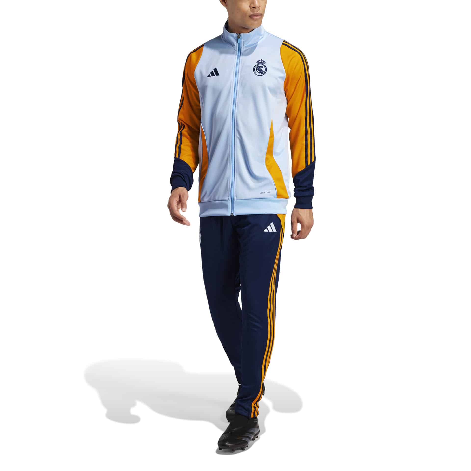 IT5131_5_APPAREL_On Model_Front View_white Tuta Allenamento Tiro 24 Real Madrid