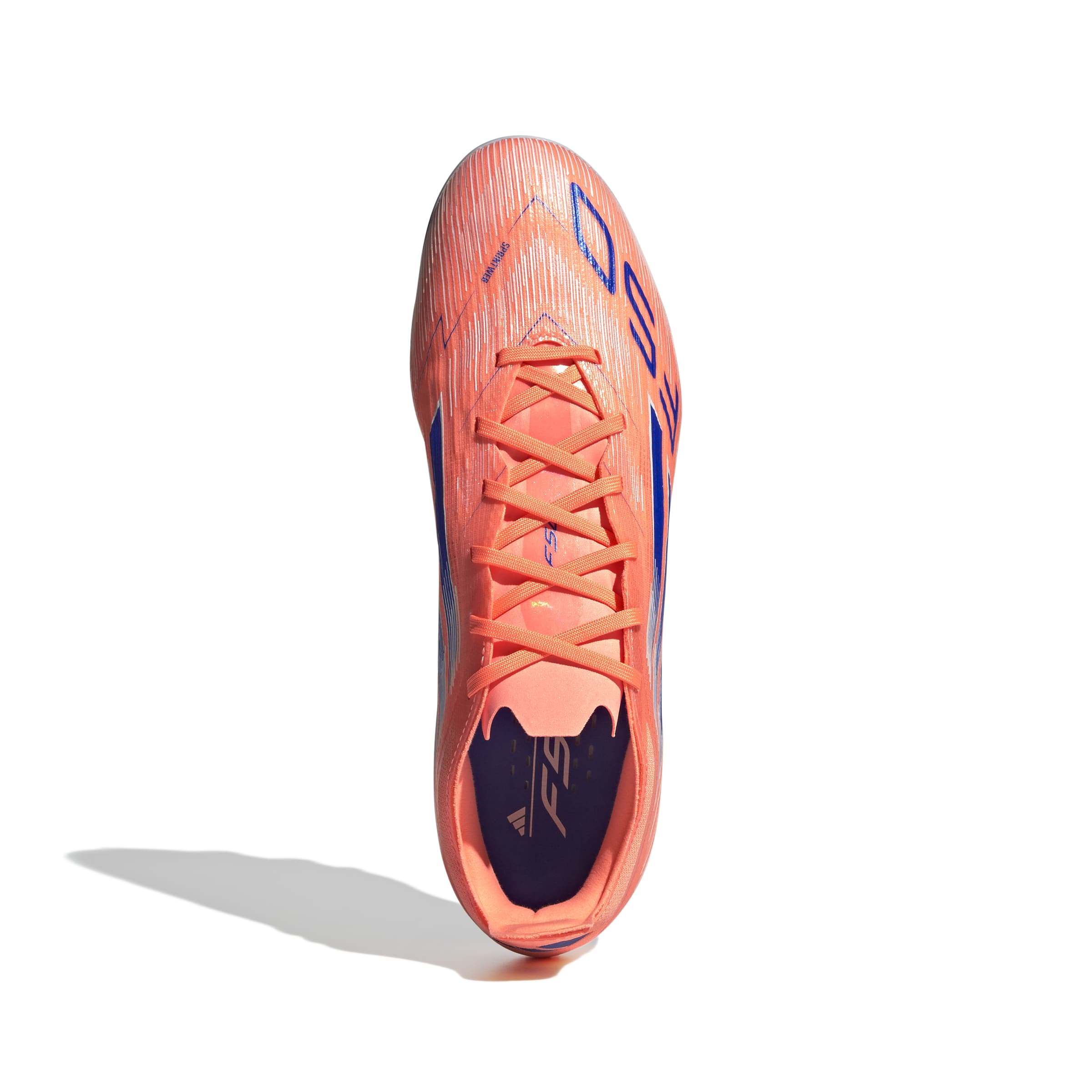 JH7679_2_FOOTWEAR_Photography_Top Portrait View_white Scarpe calcio ADIDAS F50 PRO FG Beaora