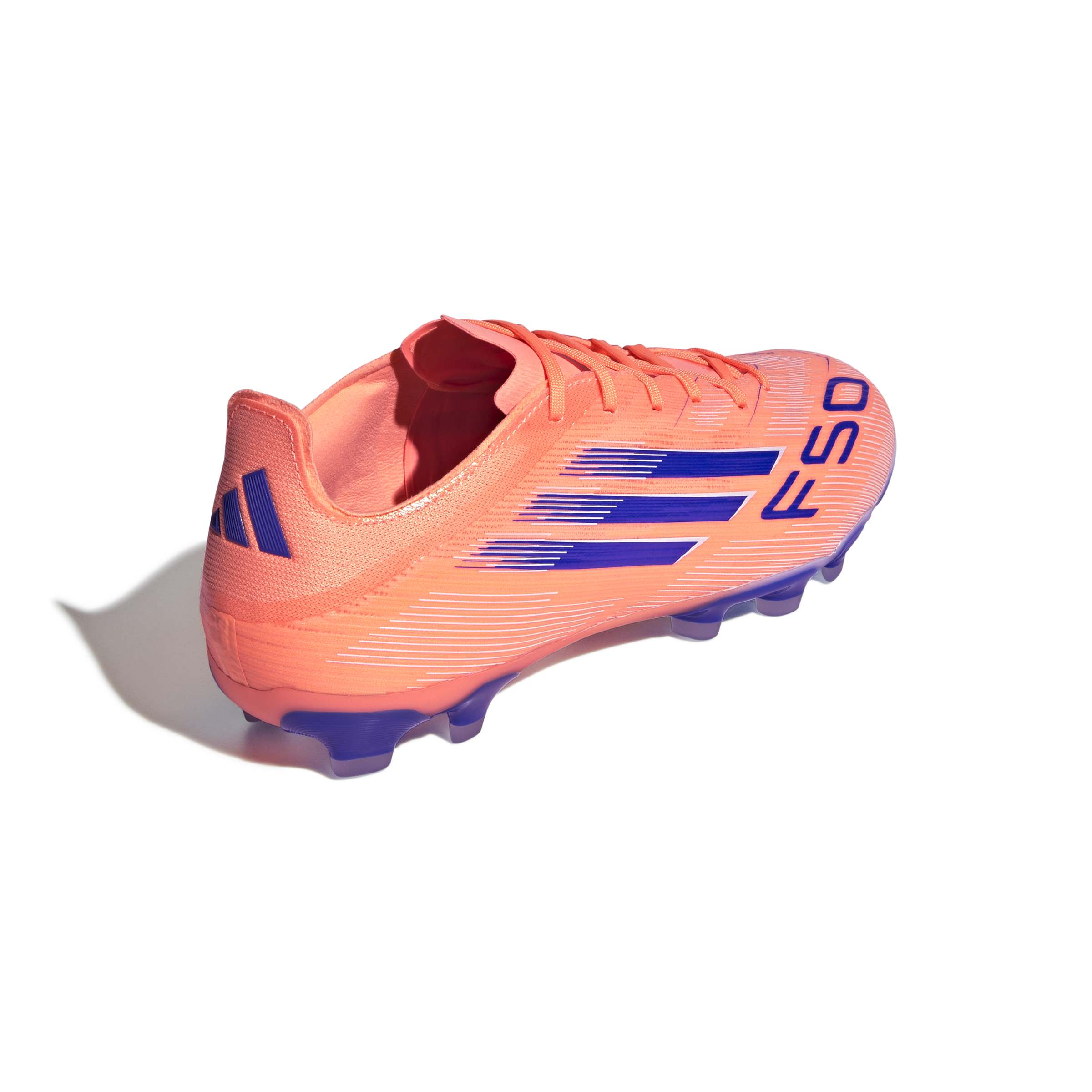 JH7679_6_FOOTWEAR_Photography_Back Lateral Top View_white Scarpe calcio ADIDAS F50 PRO FG Beaora