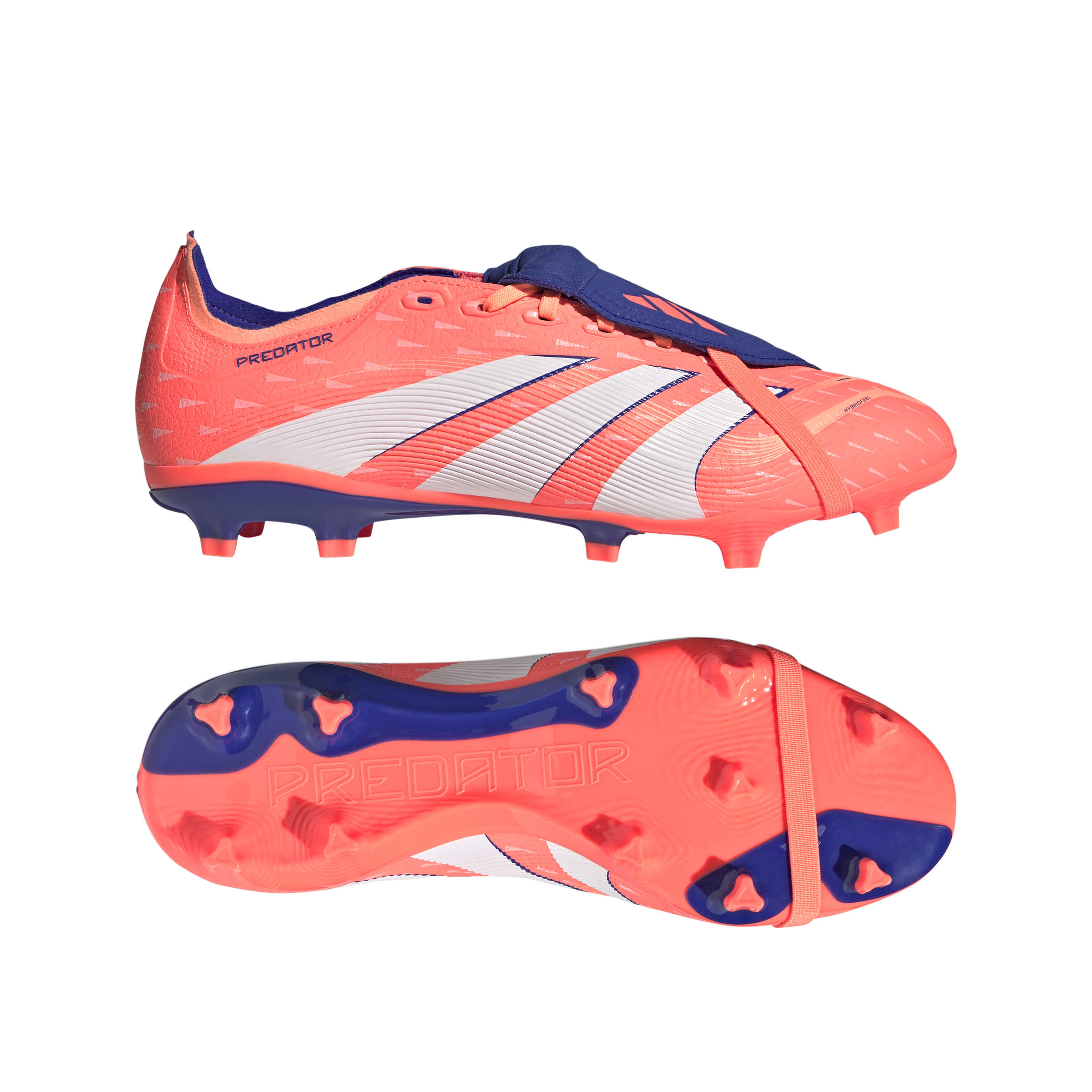 JI1112_11_FOOTWEAR_Photography_Side Lateral Bottom View_white Scarpe calcio ADIDAS PREDATOR League FT FG Beaora