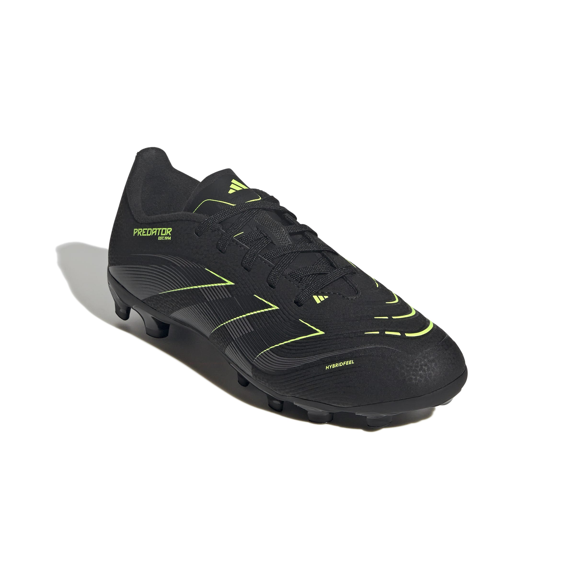 Scarpe calcio ADIDAS PREDATOR LEAGUE MG Black Carbon Lemon Junior