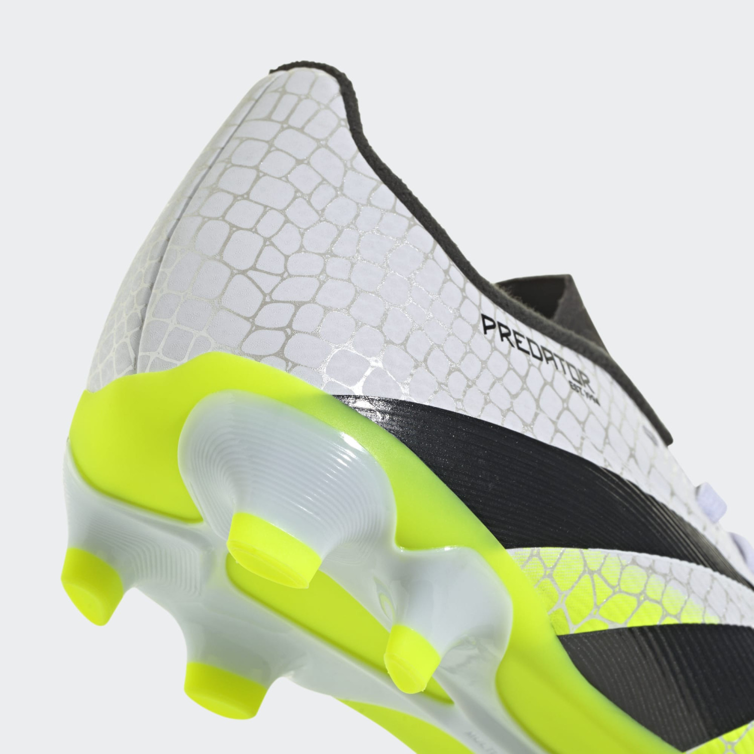 Scarpe calcio ADIDAS PREDATOR LEAGUE MG White Black Lemon Junior