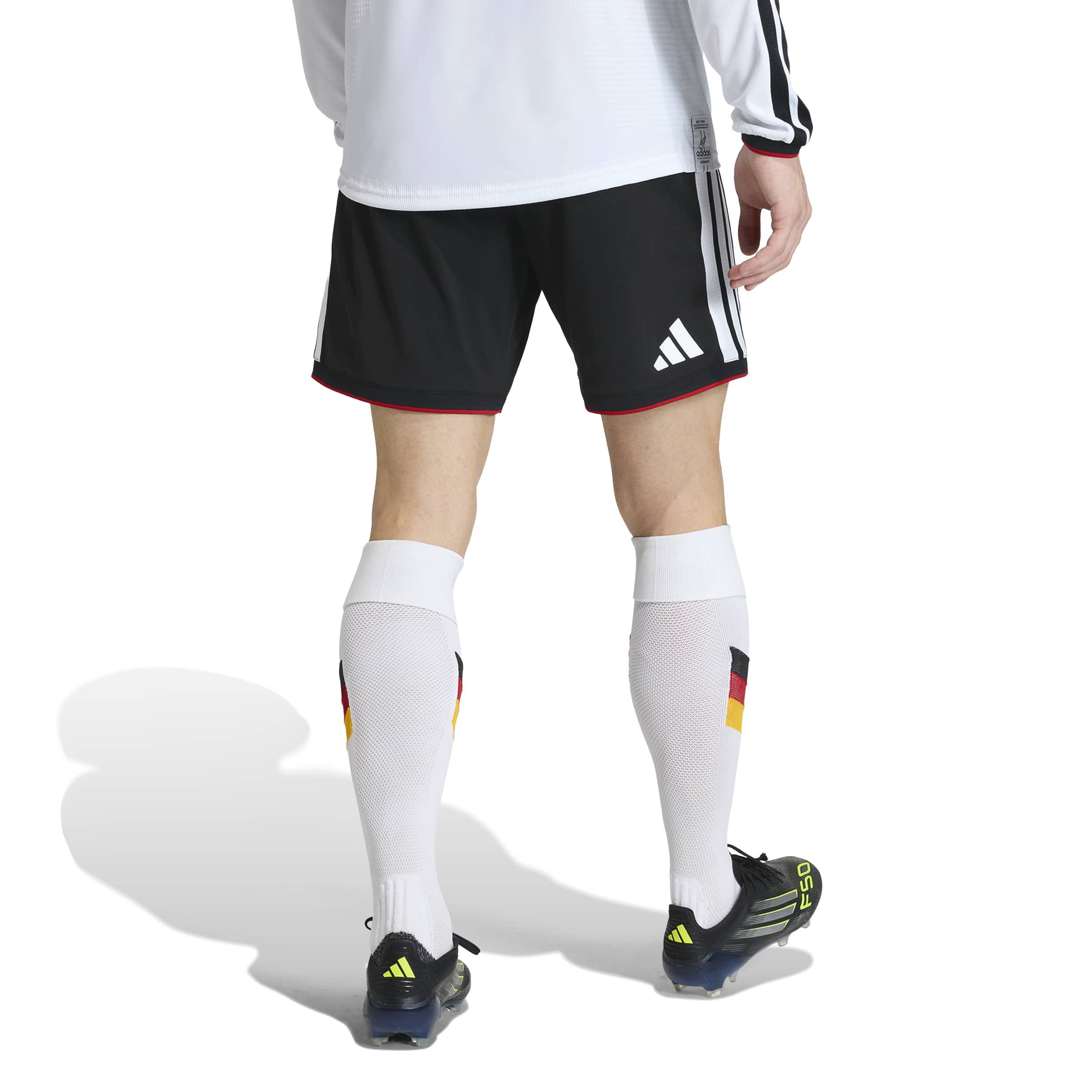 JN2073_3_APPAREL_On Model_Back View_white ADIDAS Short Home 26 GERMANIA