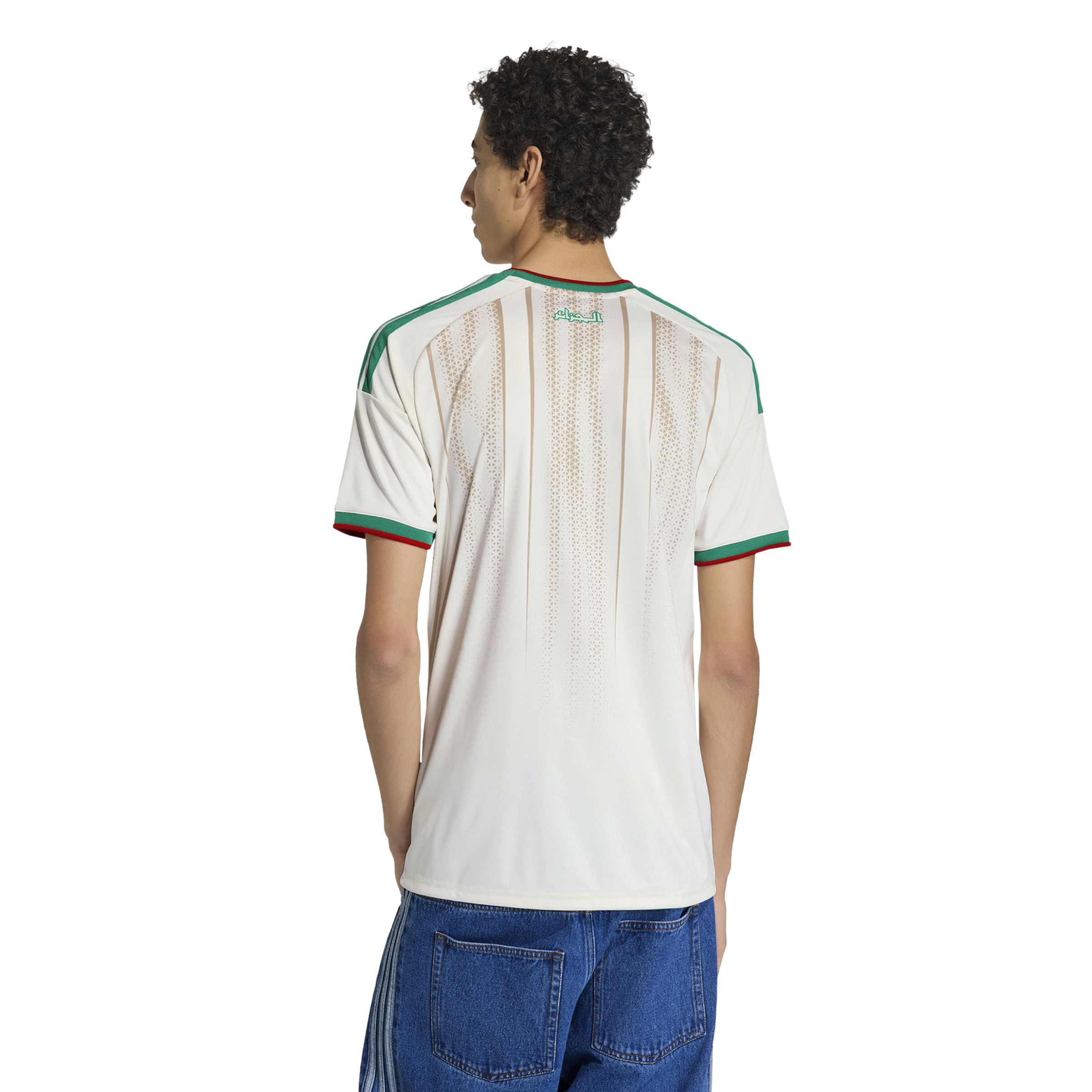 JN4457_4_APPAREL_On Model_Back View_white ADIDAS Maglia Home 26 ALGERIA