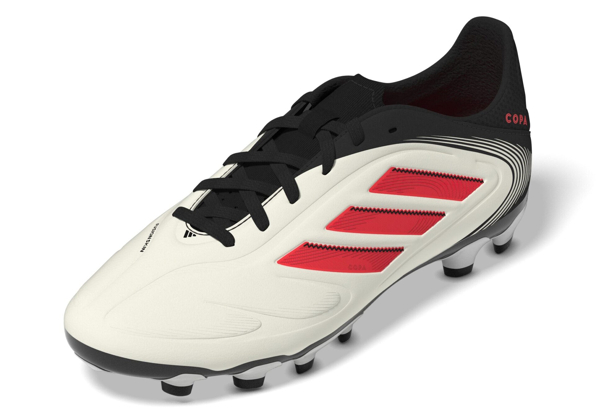 JP7265_10_FOOTWEAR_3D - Rendering_Side Lateral Left View_white SCARPE calcio COPA PURE 3 LEAGUE MG Junior