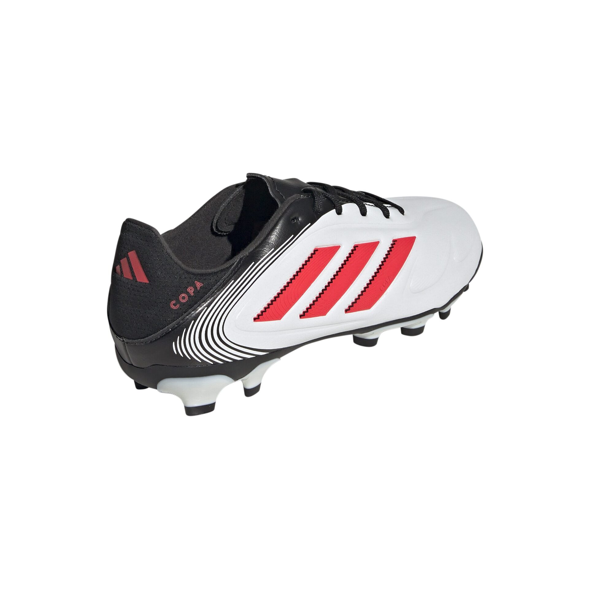 JP7265_6_FOOTWEAR_Photography_Back Lateral Top View_white SCARPE calcio COPA PURE 3 LEAGUE MG Junior