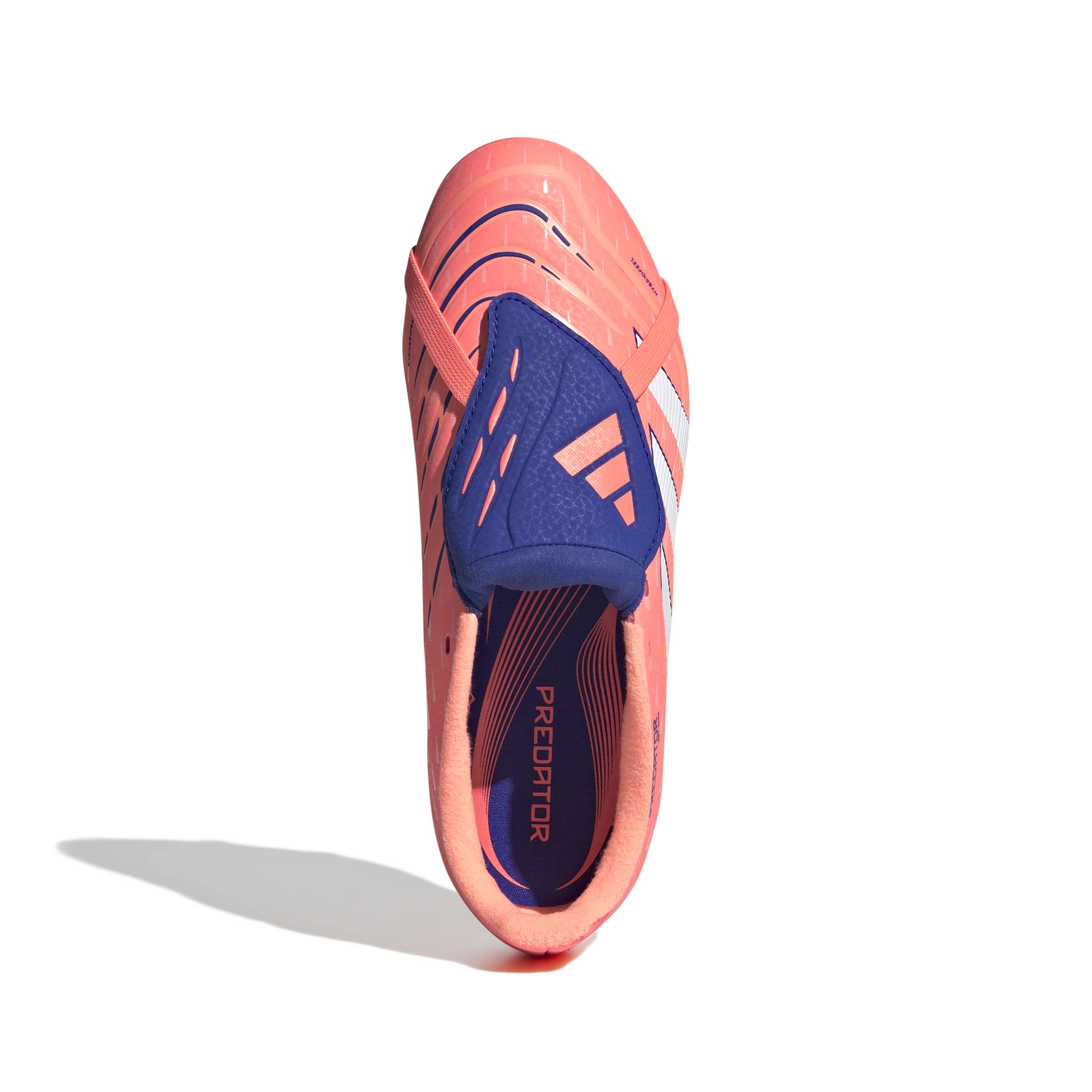 JP9918_2_FOOTWEAR_Photography_Top Portrait View_white Scarpe calcio ADIDAS PREDATOR League FT FG Junior Beaora