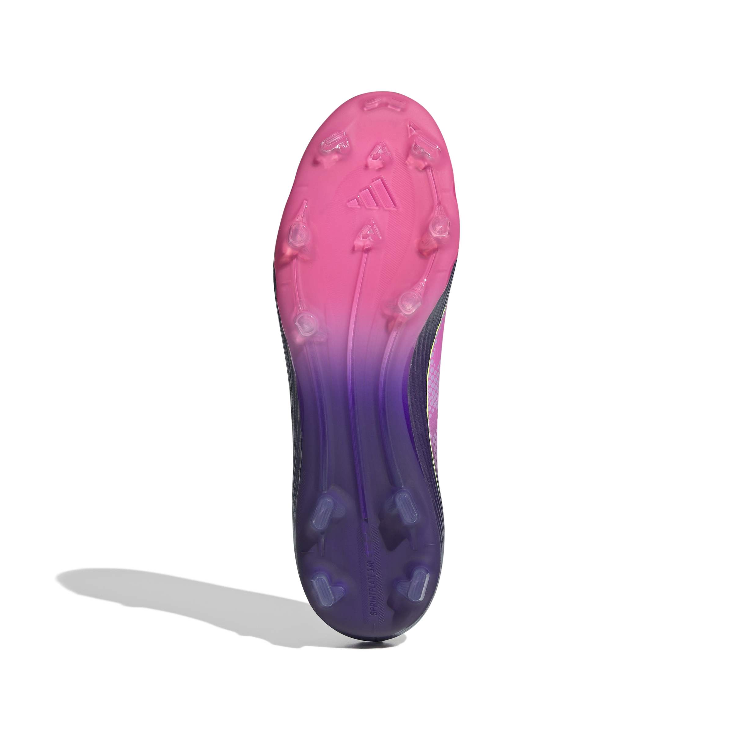 JQ9730_3_FOOTWEAR_Photography_Bottom View_white Scarpe calcio ADIDAS F50 LEAGUE LL FG LAMINE JAMAL