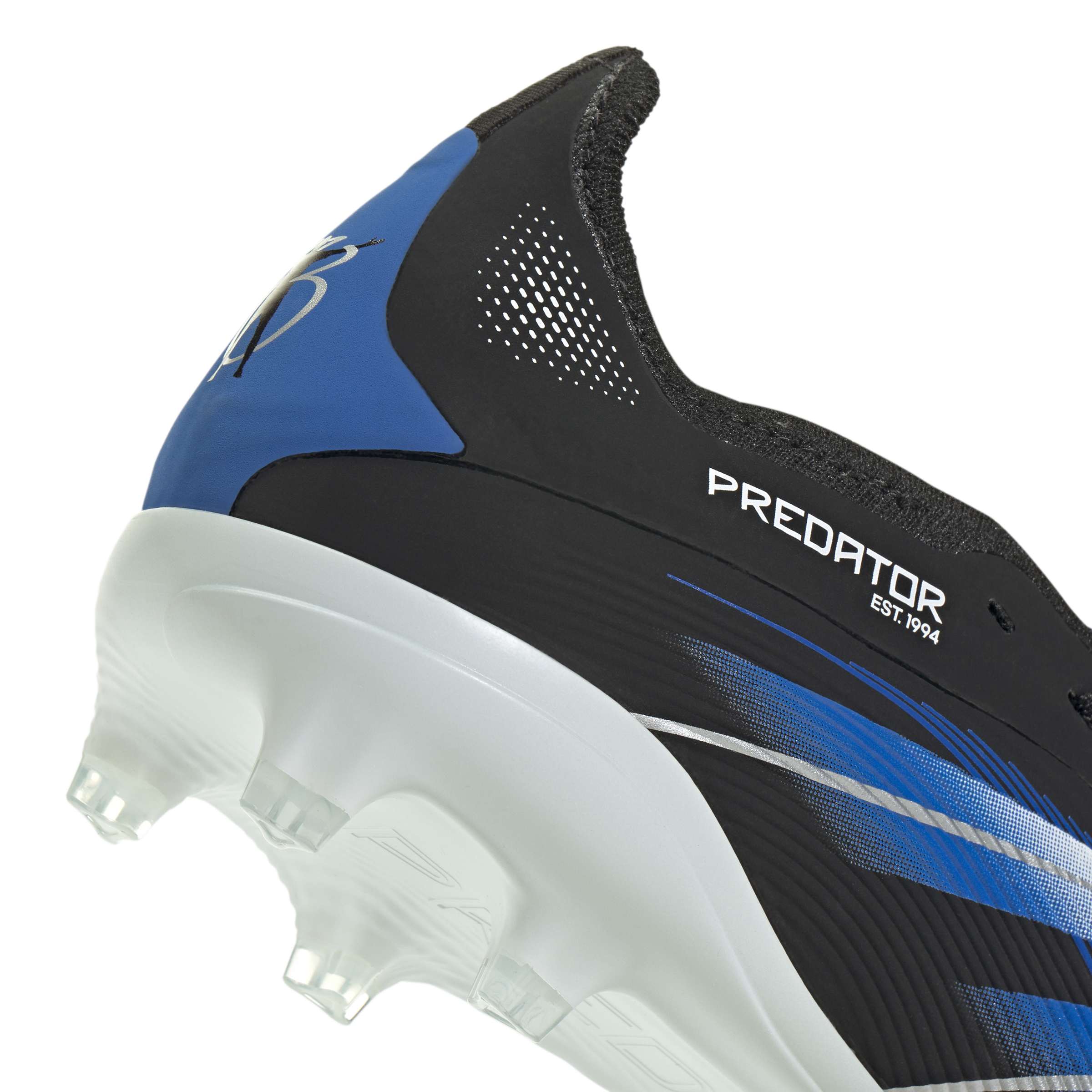 JR1754_7_FOOTWEAR_Photography_Detail View 1_white Scarpe calcio ADIDAS PREDATOR ELITE FT FG BELLINGHAM Junior