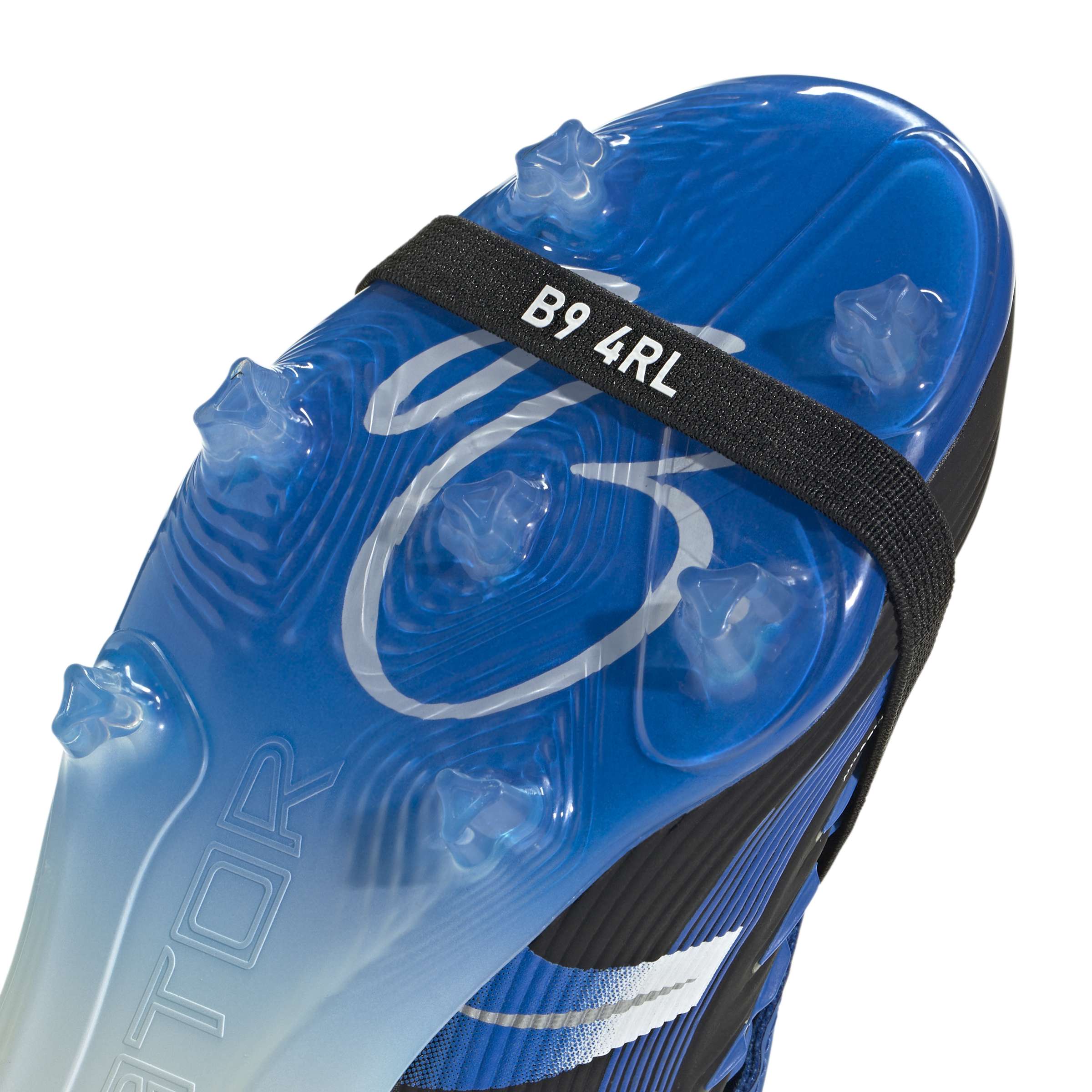 JR1754_8_FOOTWEAR_Photography_Detail View 2_white Scarpe calcio ADIDAS PREDATOR ELITE FT FG BELLINGHAM Junior
