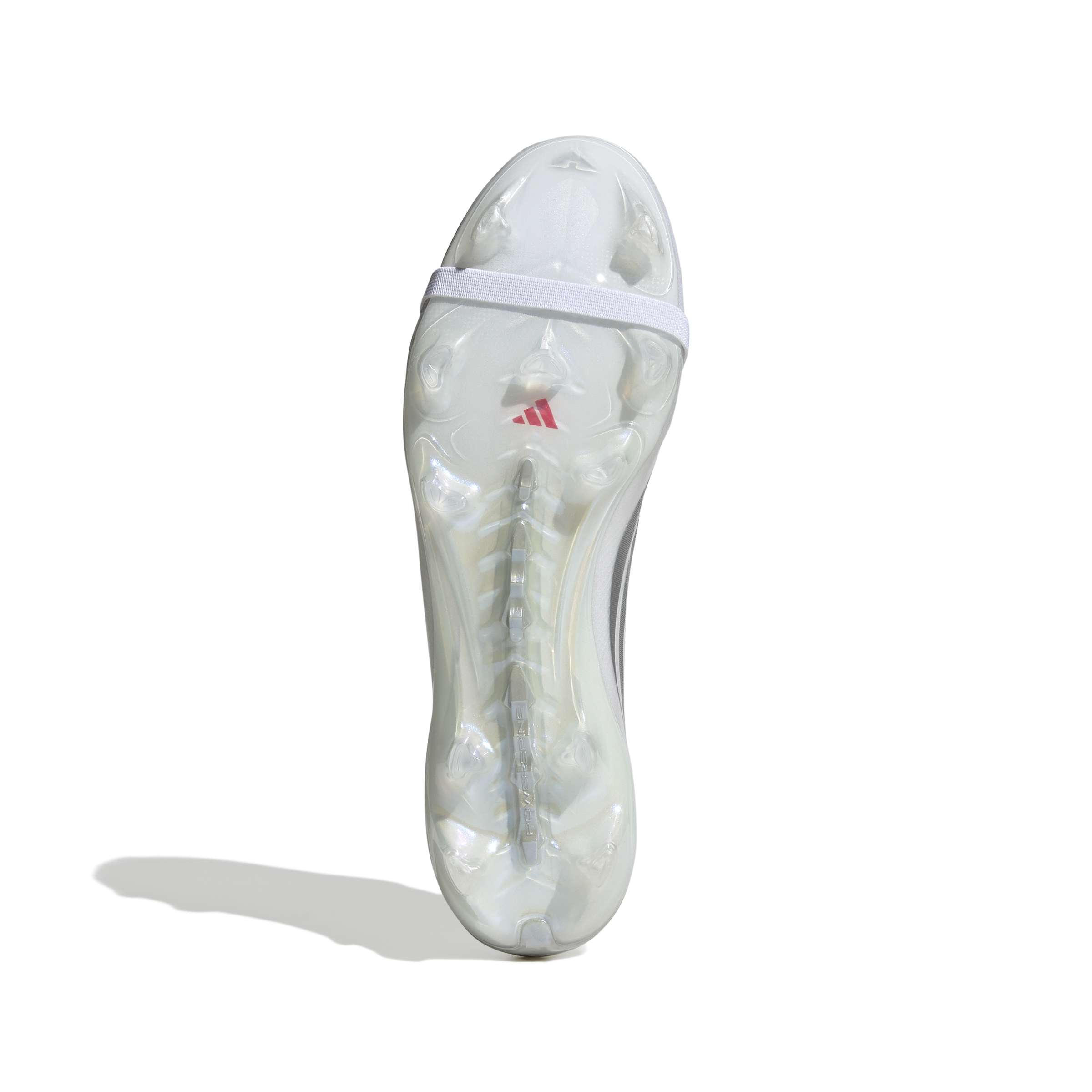 JR3322_3_FOOTWEAR_Photography_Bottom View_white Scarpe calcio ADIDAS PREDATOR PRO FT FG Bianco Blu