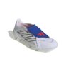 JR3322_5_FOOTWEAR_Photography_Front Lateral Top View_white Scarpe calcio ADIDAS PREDATOR PRO FT FG Bianco Blu