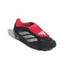 JR3332_5_FOOTWEAR_Photography_Front Lateral Top View_white Scarpe calcio ADIDAS PREDATOR ELITE FT FG Junior Black White Lucid Red