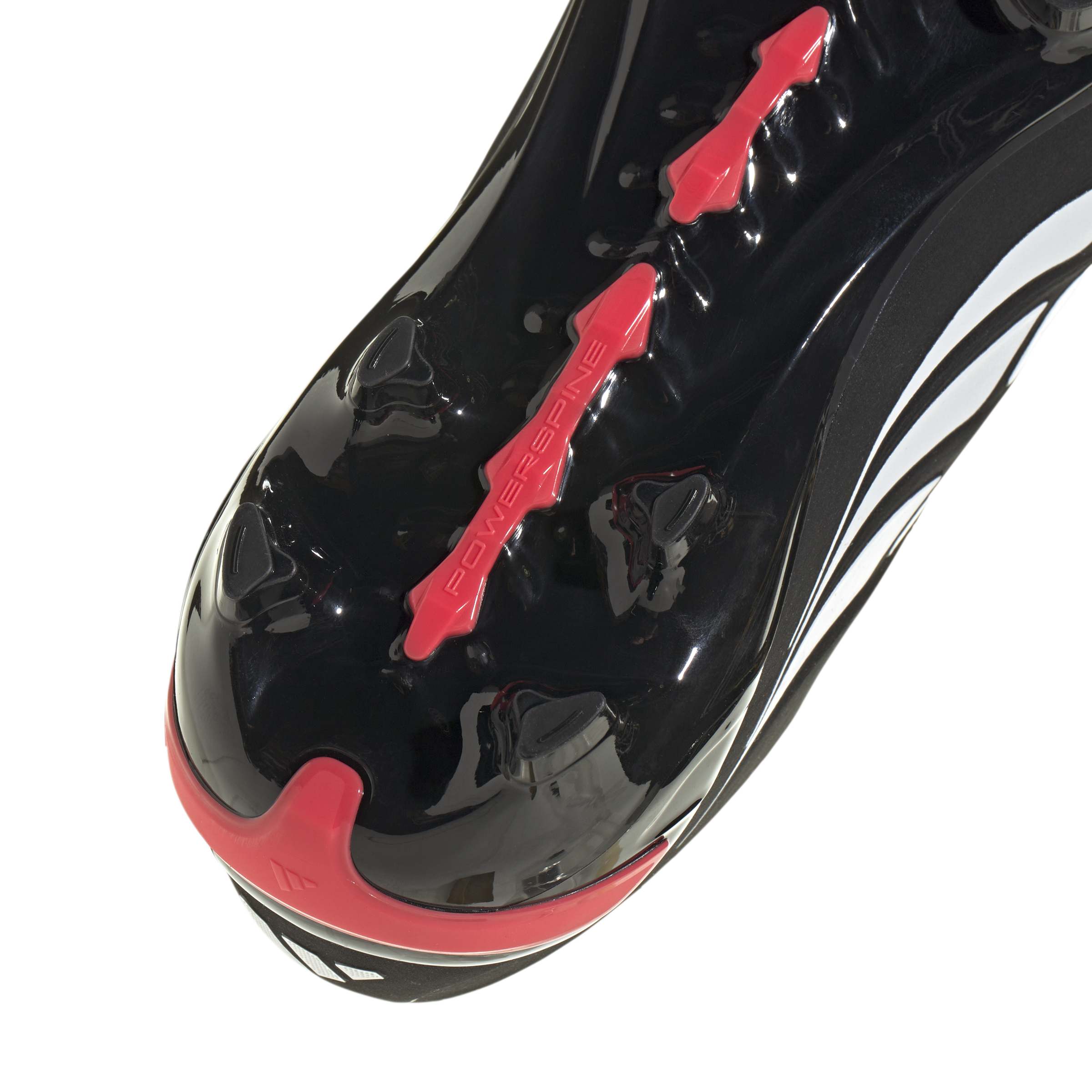 JR3332_8_FOOTWEAR_Photography_Detail View 2_white Scarpe calcio ADIDAS PREDATOR ELITE FT FG Junior Black White Lucid Red