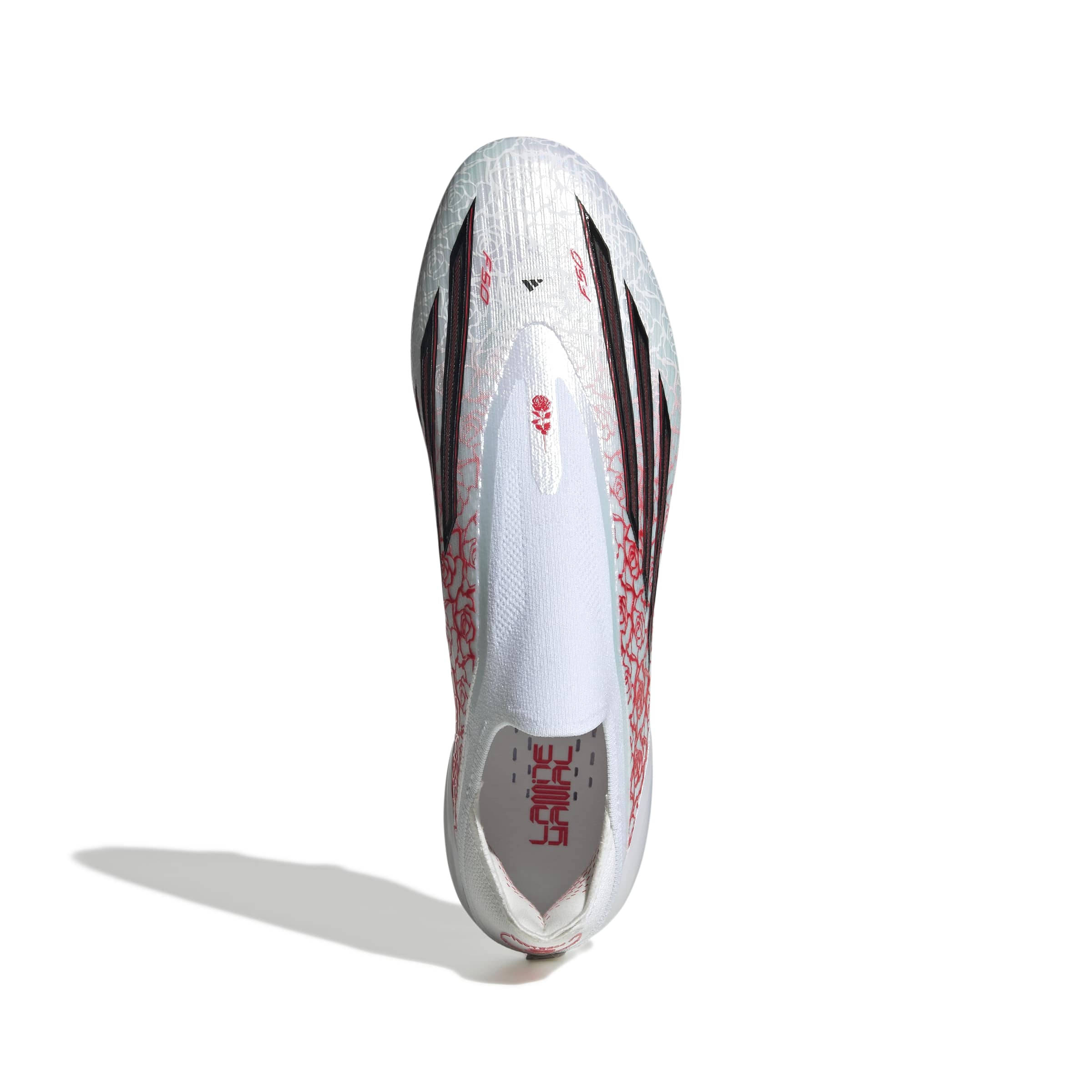 JR4441_2_FOOTWEAR_Photography_Top Portrait View_white Scarpe calcio ADIDAS F50 ELITE FG