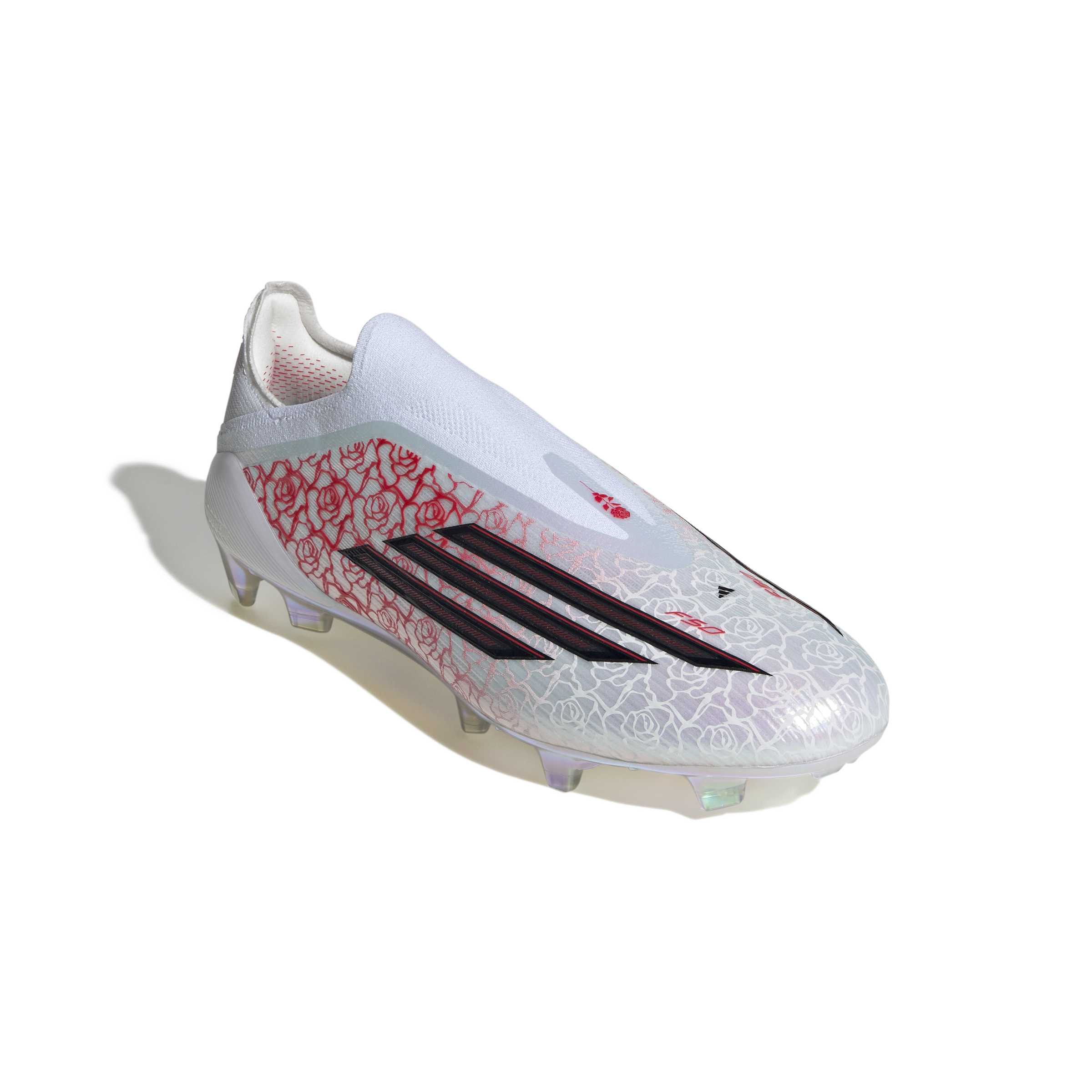 JR4441_5_FOOTWEAR_Photography_Front Lateral Top View_white Scarpe calcio ADIDAS F50 ELITE FG