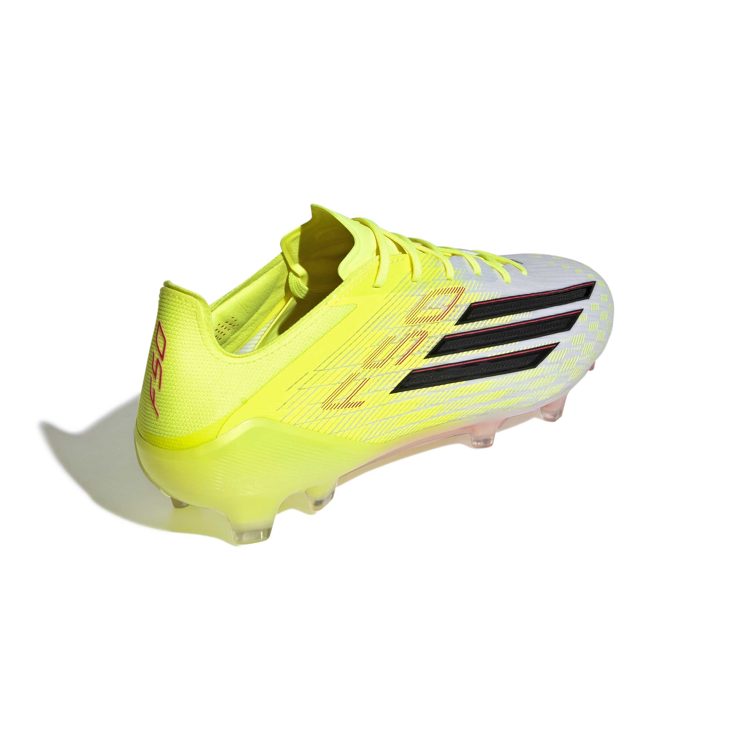 JR6457_6_FOOTWEAR_Photography_Back Lateral Top View_white Scarpe calcio ADIDAS F50 ELITE FG Yellow