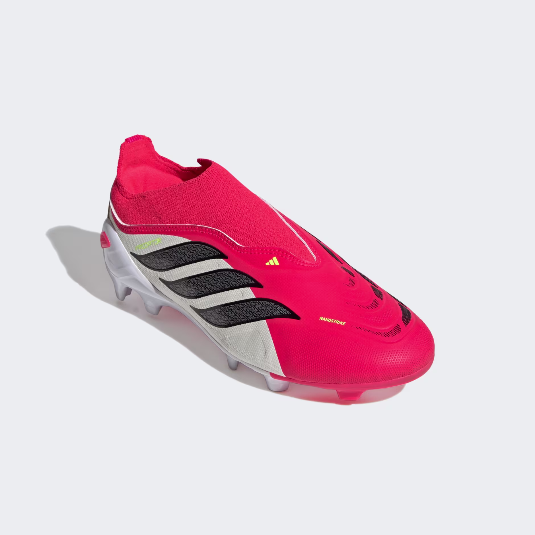 JR7890_04_standard Scarpe calcio ADIDAS PREDATOR League LL FG/MG Junior Lucid Red