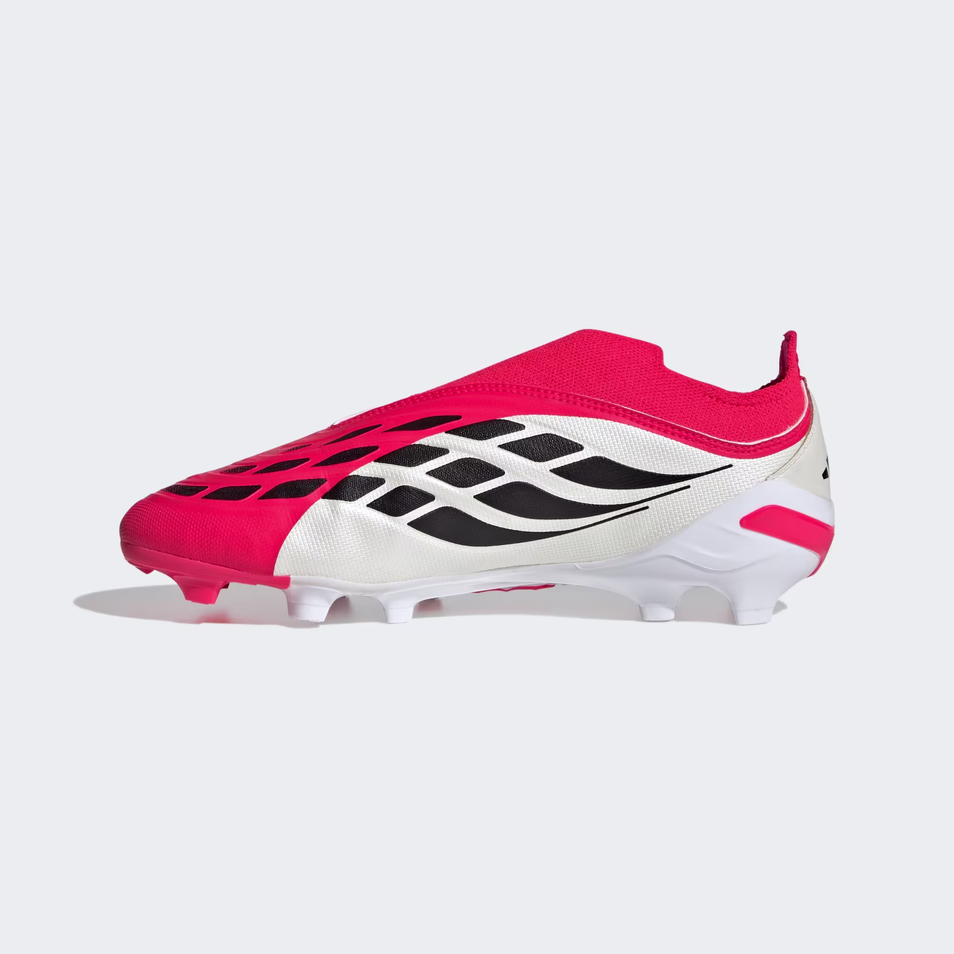 JR7890_06_standard Scarpe calcio ADIDAS PREDATOR League LL FG/MG Junior Lucid Red