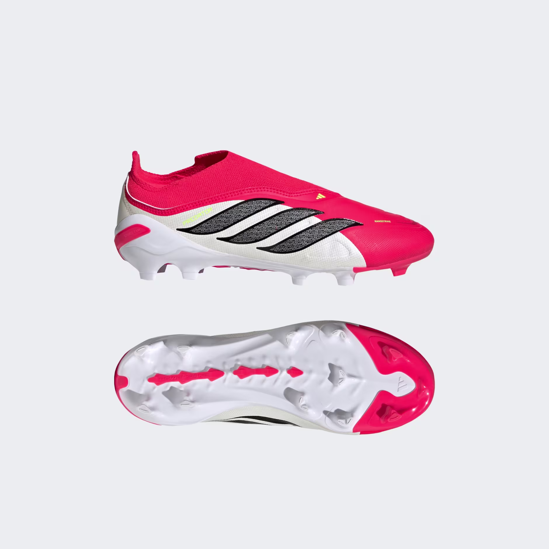 JR7890_22_model Scarpe calcio ADIDAS PREDATOR League LL FG/MG Junior Lucid Red
