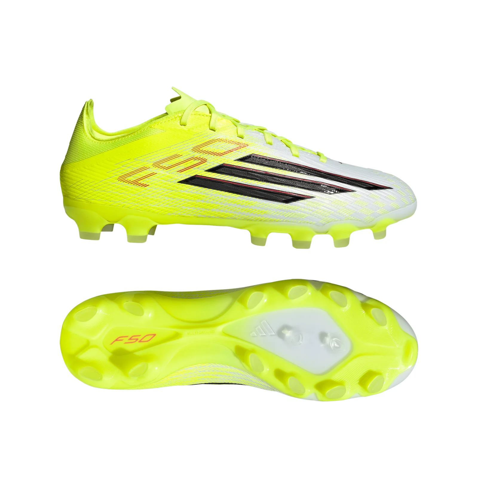 JR8945_11_FOOTWEAR_Photography_SideLateralBottomView_white Scarpe calcio ADIDAS F50 PRO MG Yellow