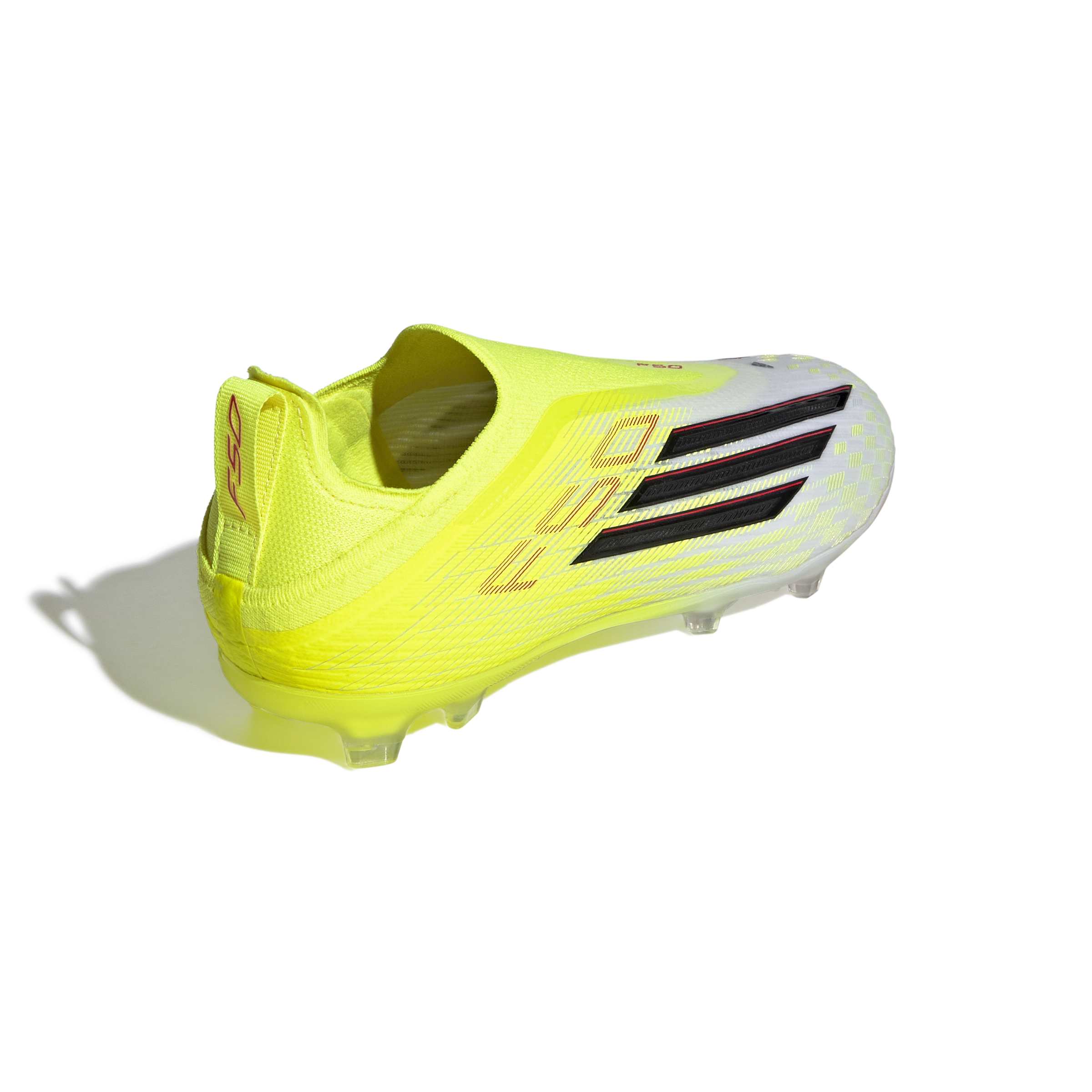 JR8961_6_FOOTWEAR_Photography_Back Lateral Top View_white Scarpe calcio ADIDAS F50 ELITE LL FG Junior Yellow