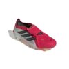 JS0380_5_FOOTWEAR_Photography_Front Lateral Top View_white Scarpe calcio ADIDAS PREDATOR ELITE FT FG Lucid Red White Black