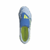JS0390_2_FOOTWEAR_Photography_Top Portrait View_transparent Scarpe calcio ADIDAS PREDATOR ELITE FT FG Junior Azzurra